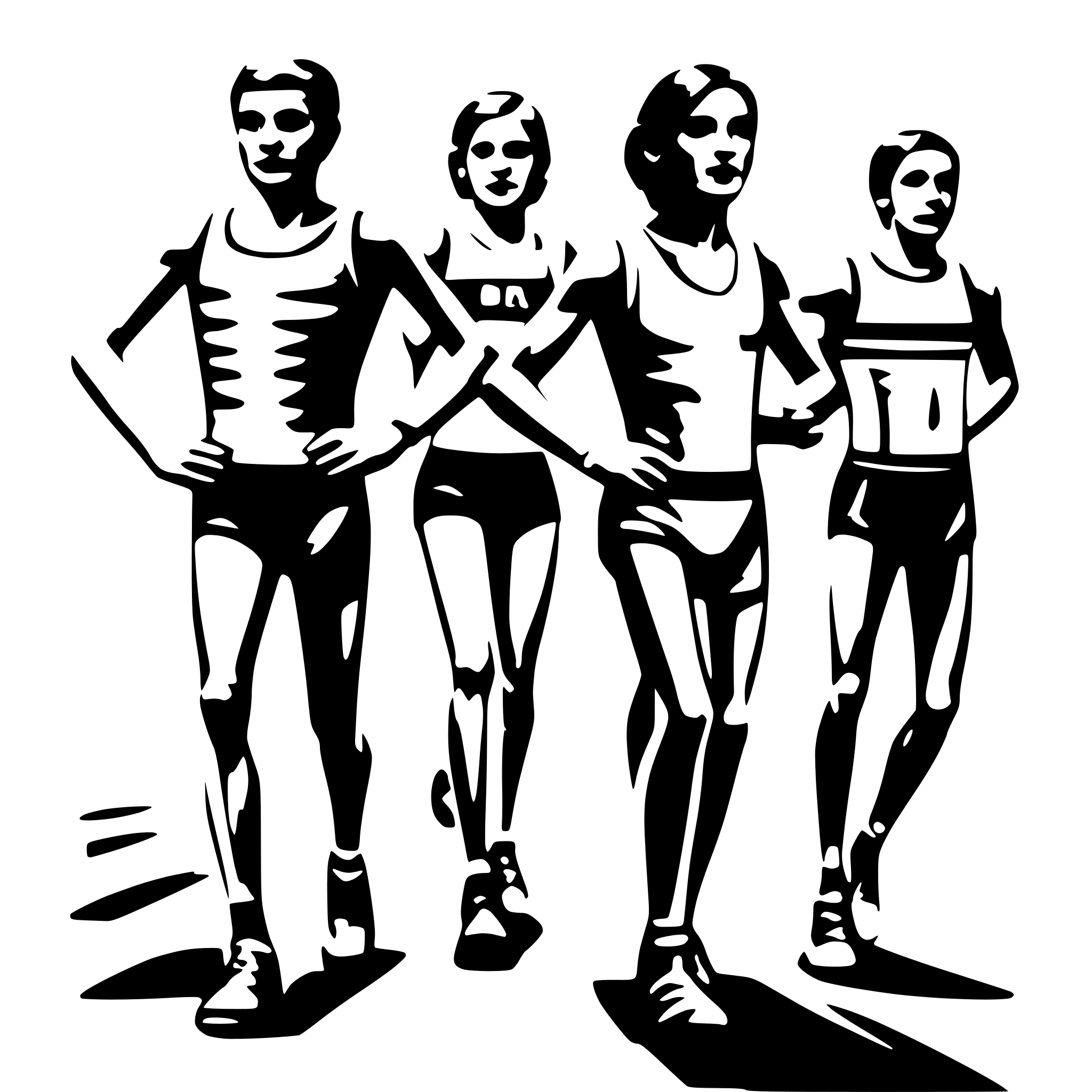 AI-generated SVG of 'athletic race classification'
