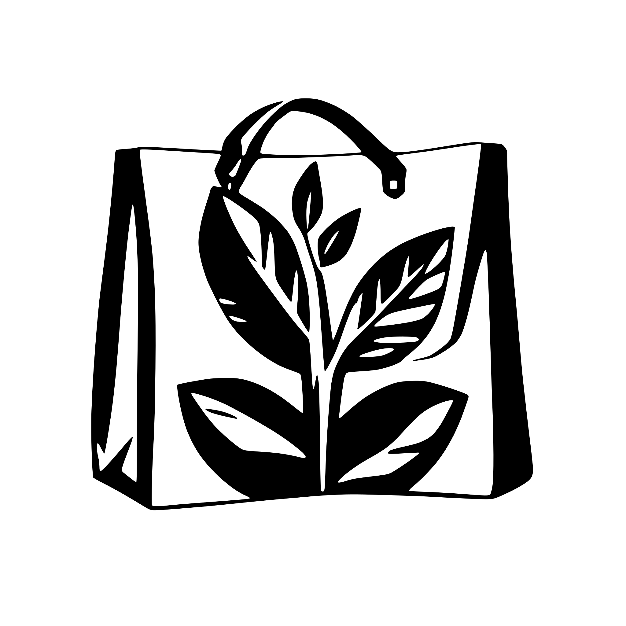 AI-generated SVG of a Loja de calçados e bolsa em couro