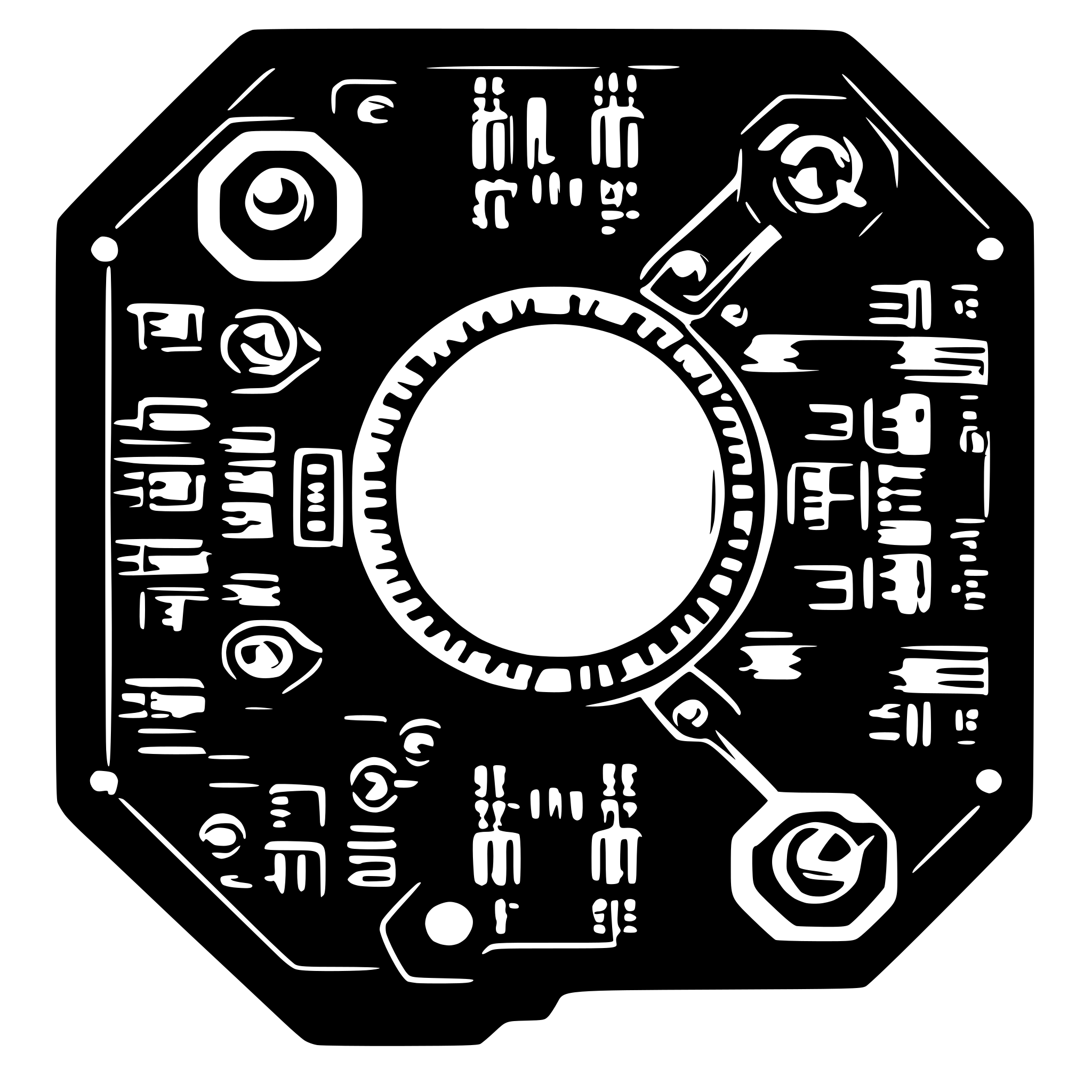 AI-generated SVG of 'Electronic pcb circuits'