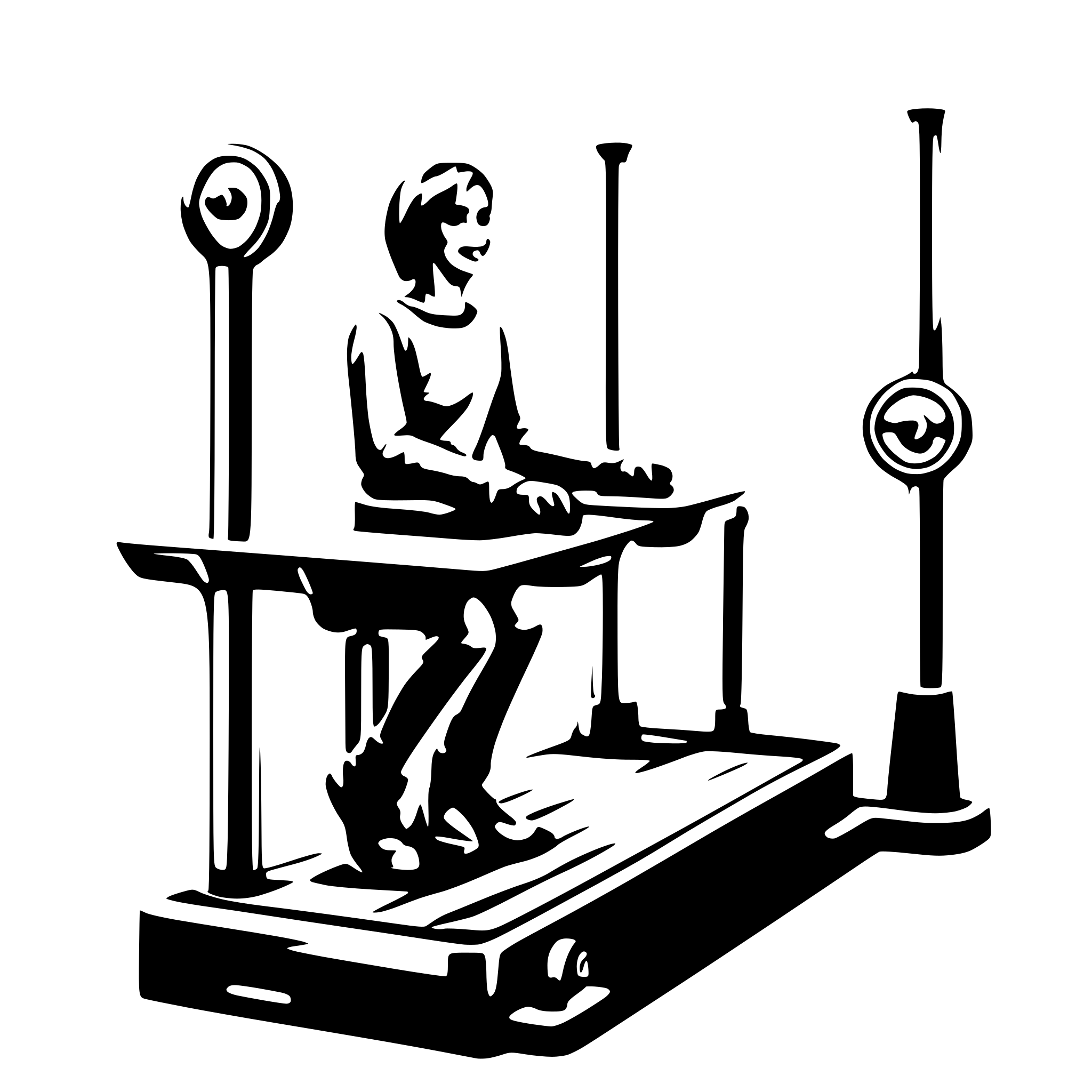 AI-generated SVG of a Lifting platform for people with reduced mobility and disabilities