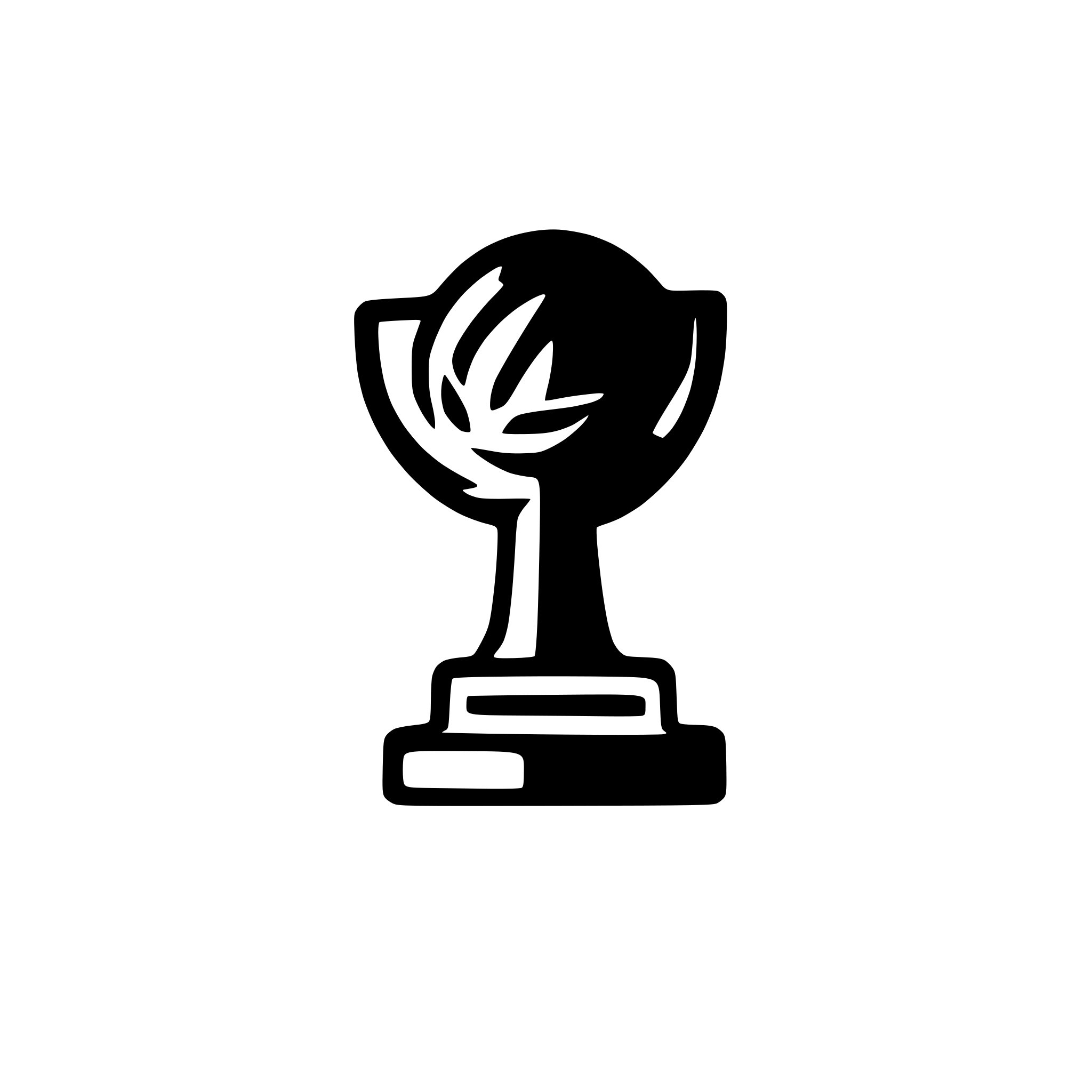 AI-generated SVG of a trophy