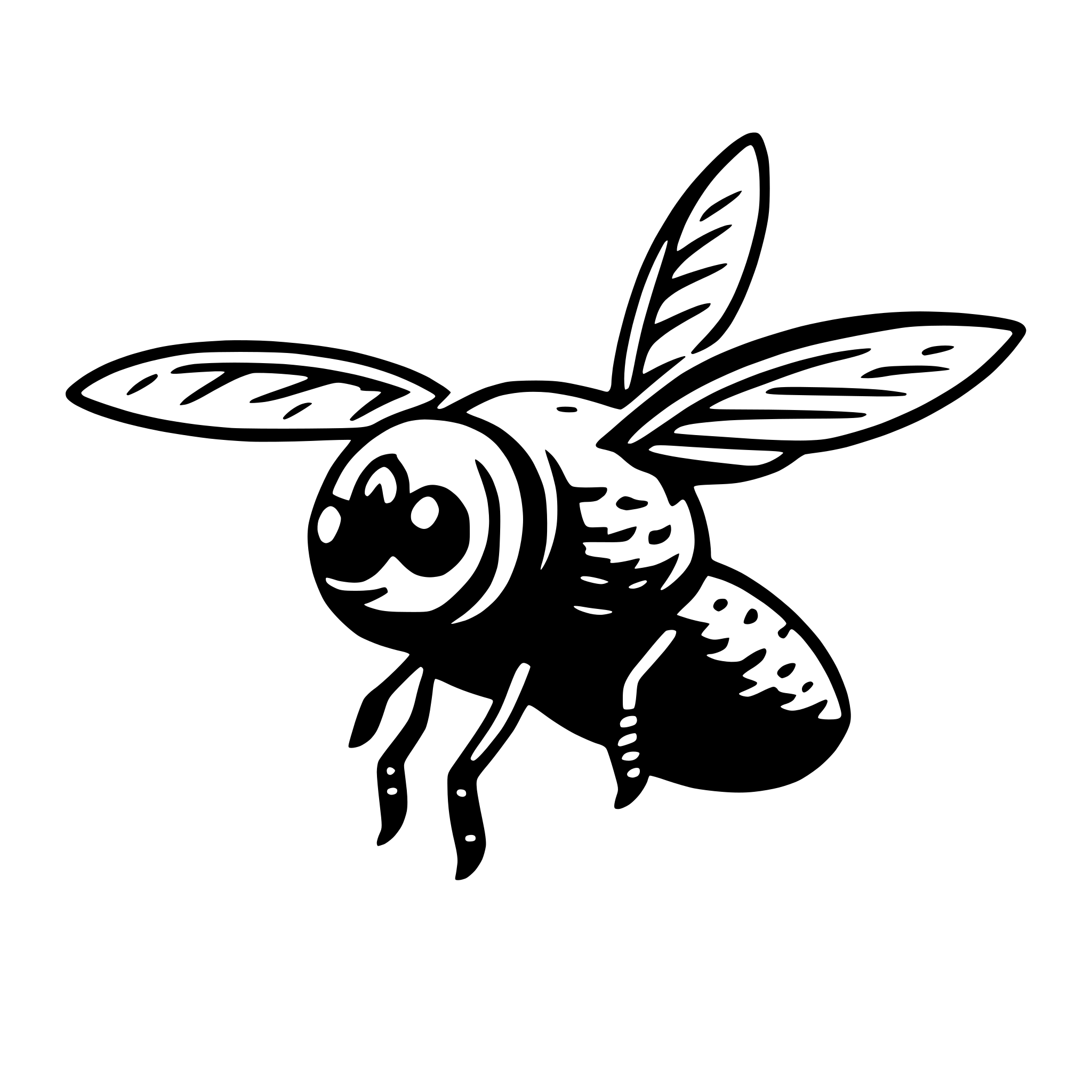 AI-generated SVG of a fly