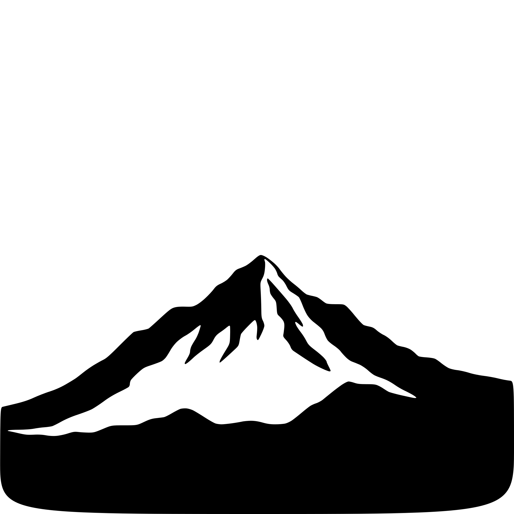 AI-generated SVG of a mountain range under starry sky