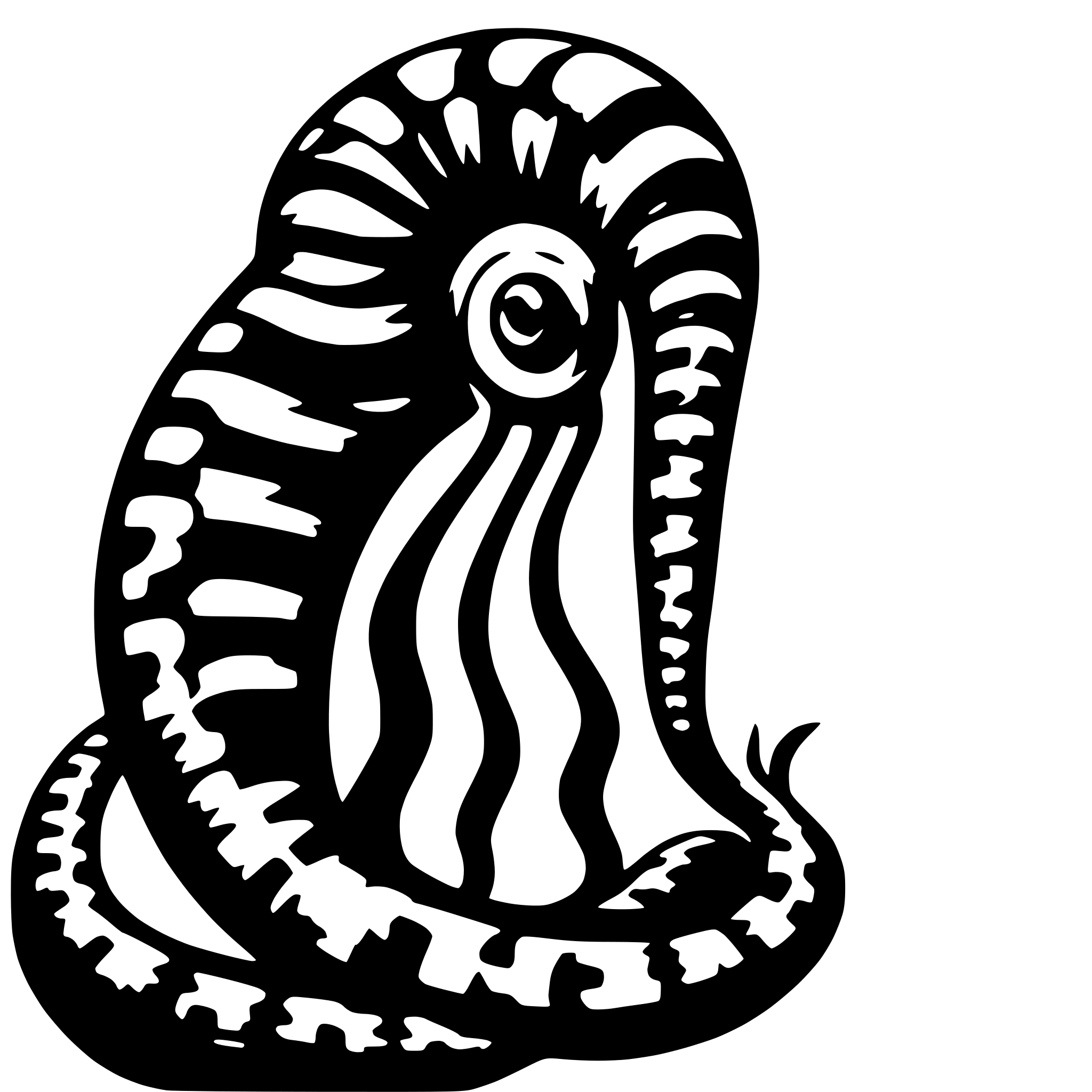 AI-generated SVG of 'A TENTACLE'