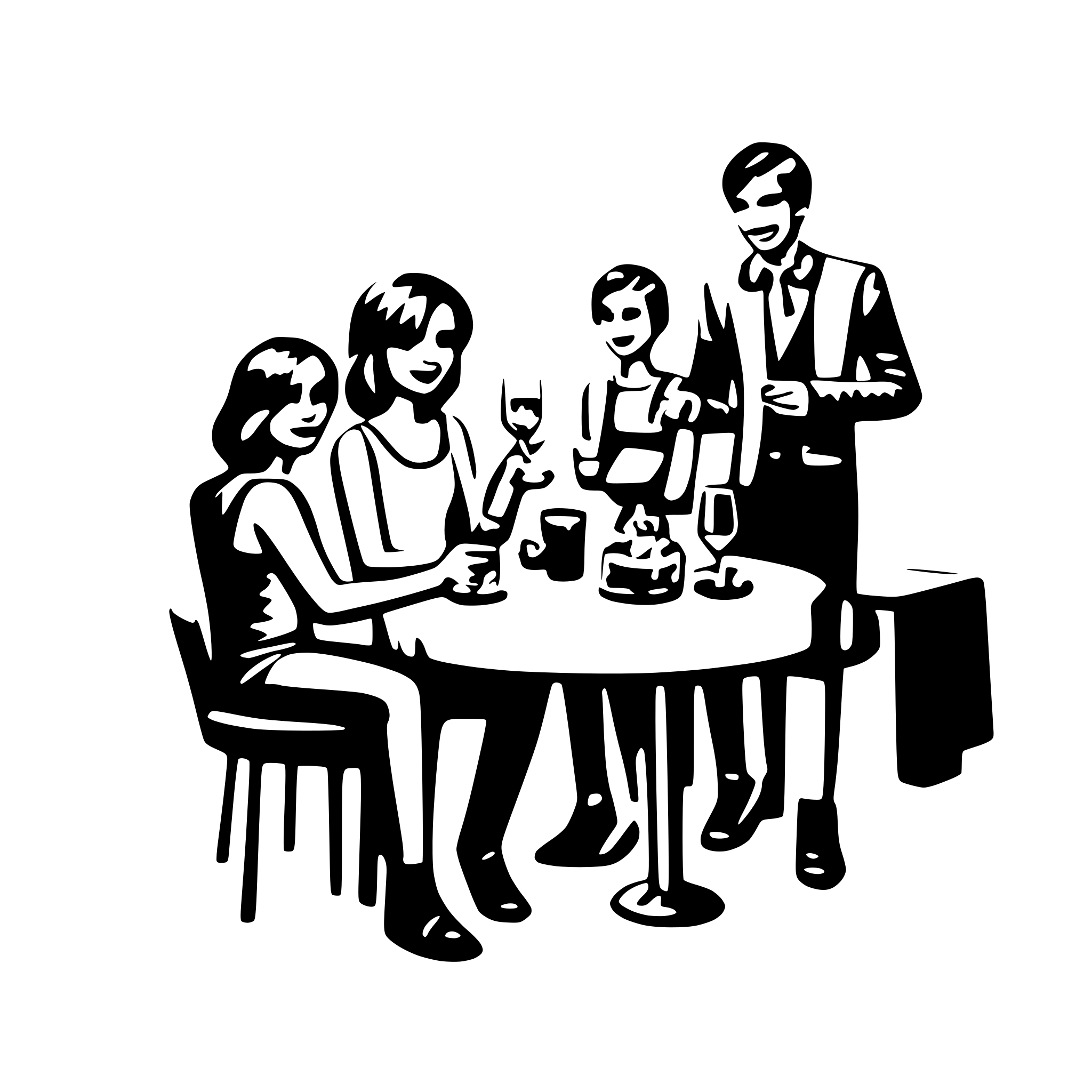 AI-generated SVG of a Party