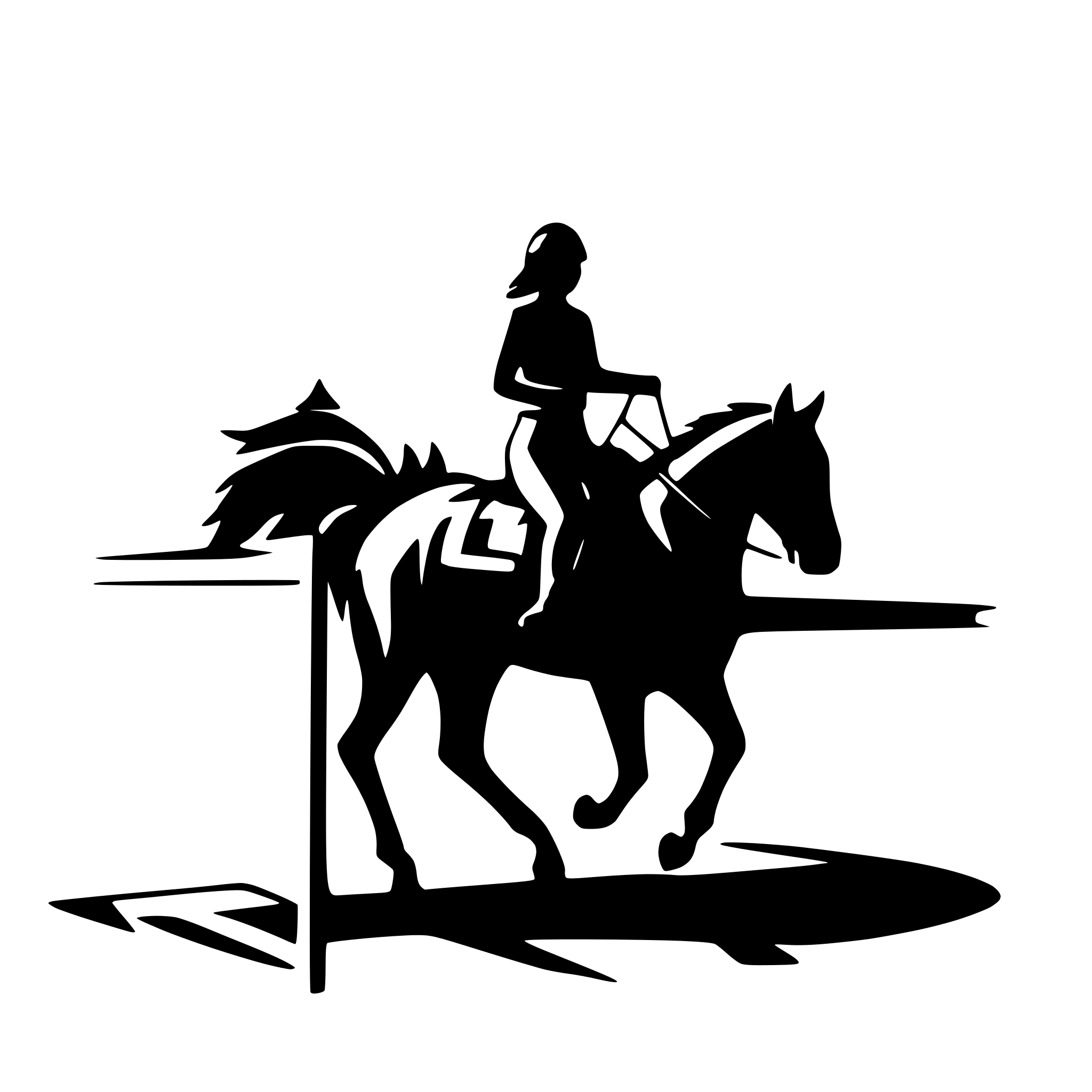 AI-generated SVG of a create a vector image with not too many details, monocrom.elegant horsejumping