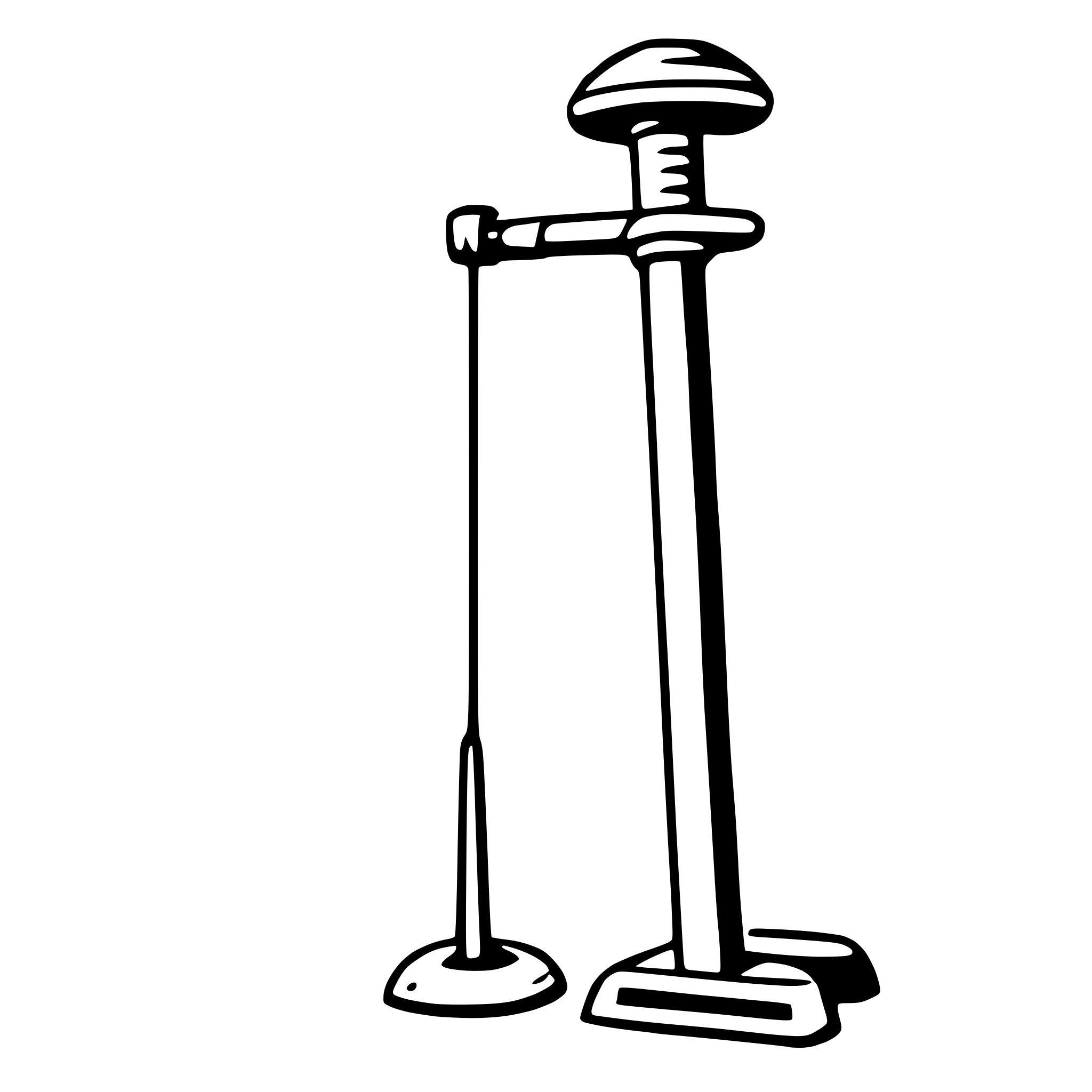 AI-generated SVG of a pogo stick