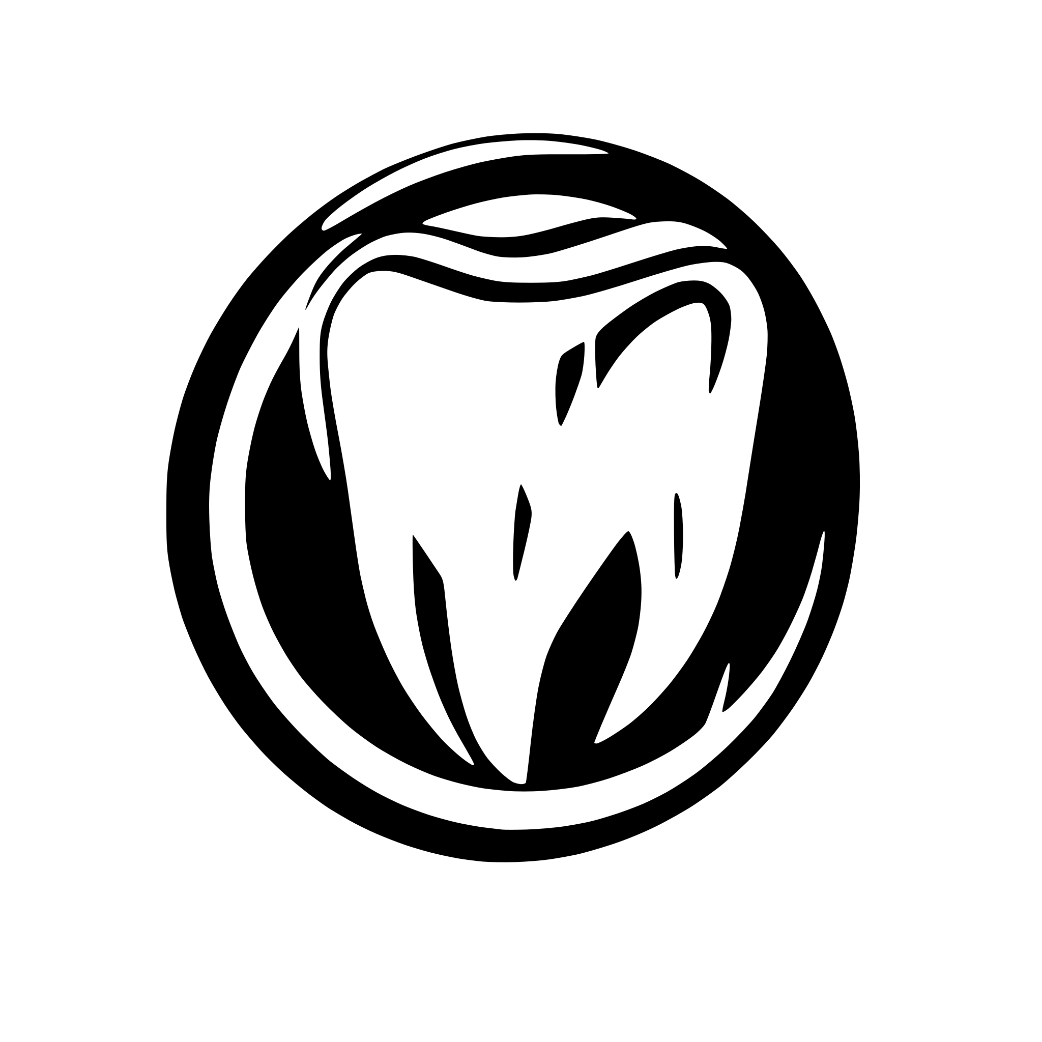 AI-generated SVG of a Dental tooth professional Logo Design
