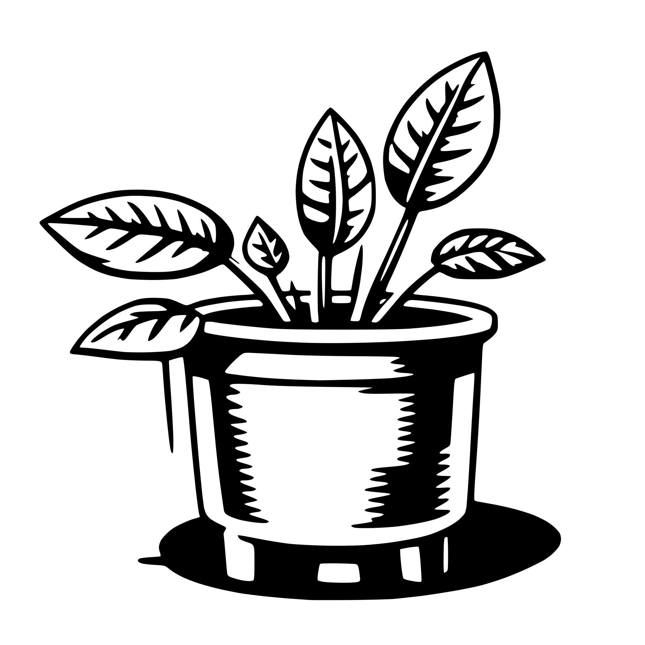 AI-generated SVG of a pot