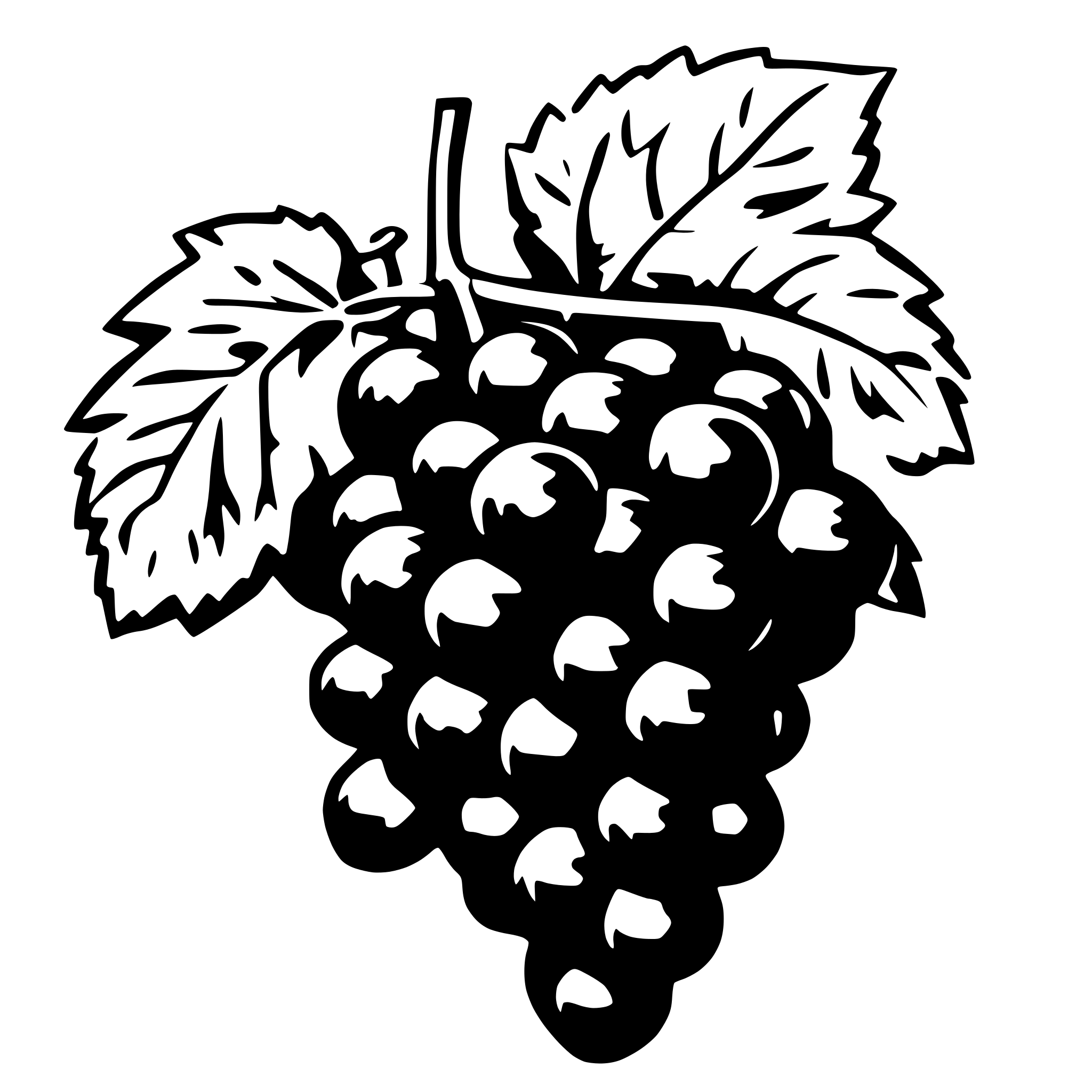 AI-generated SVG of 'grape'