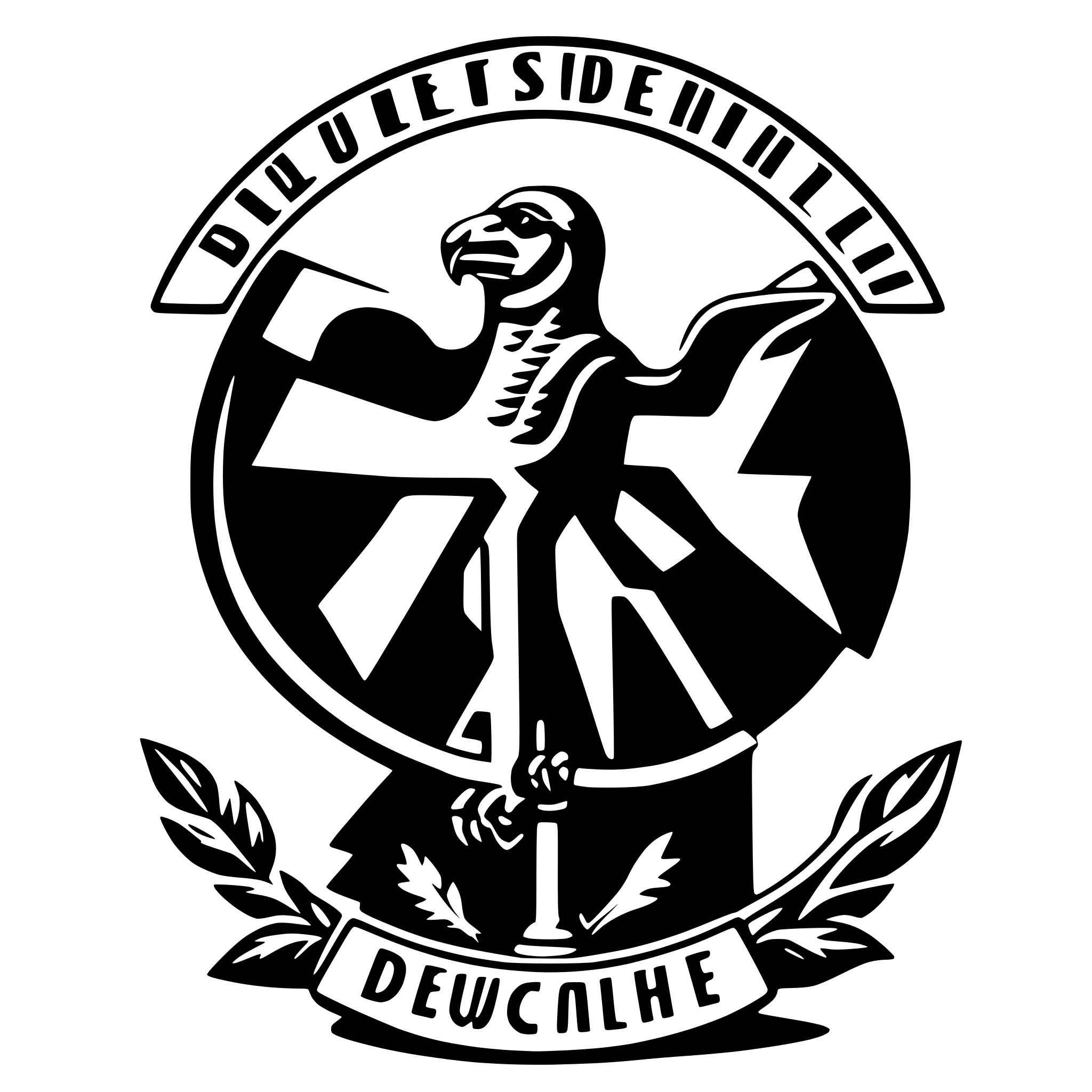 AI-generated SVG of a deutscher bundesadler