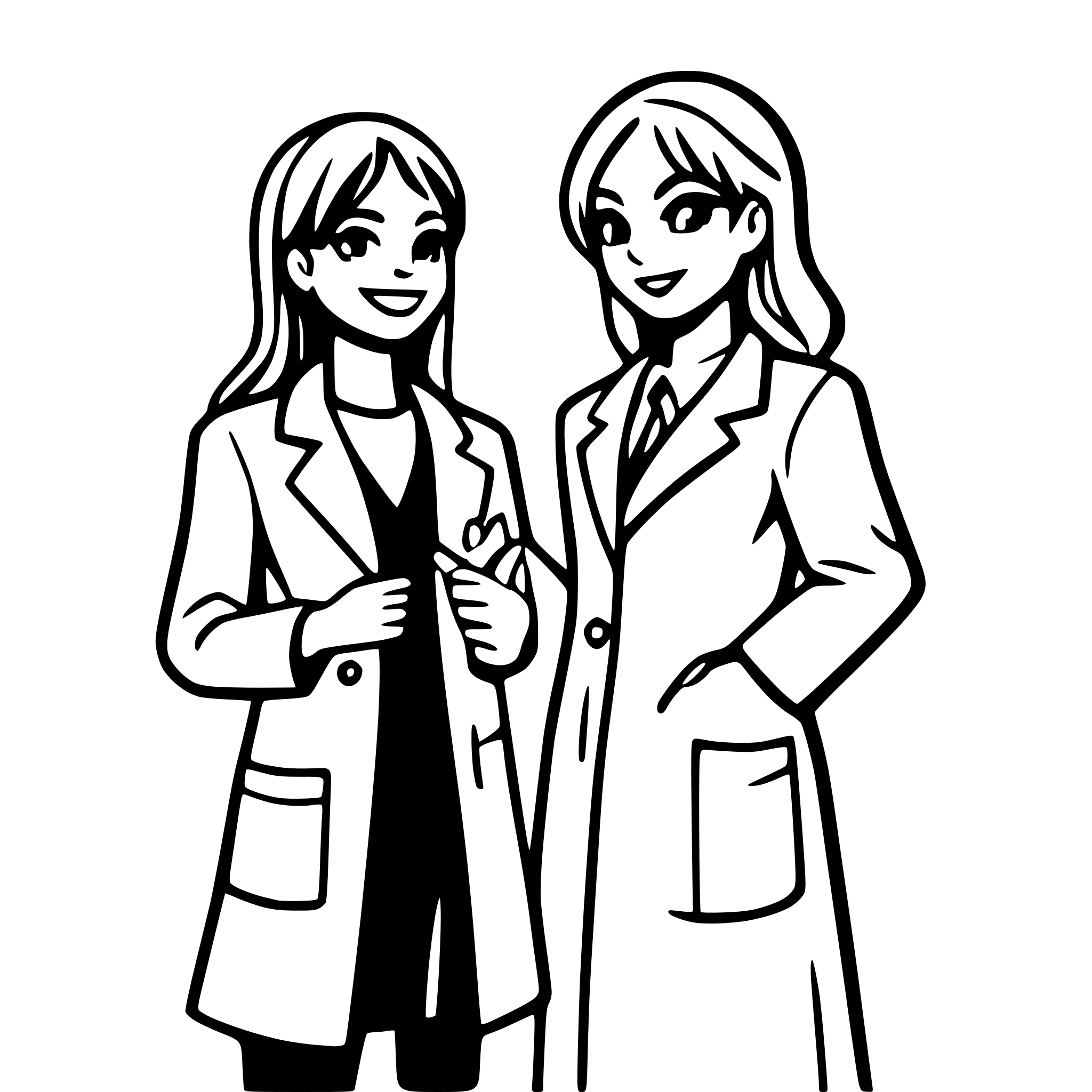 AI-generated SVG of a veterinarians forming a team