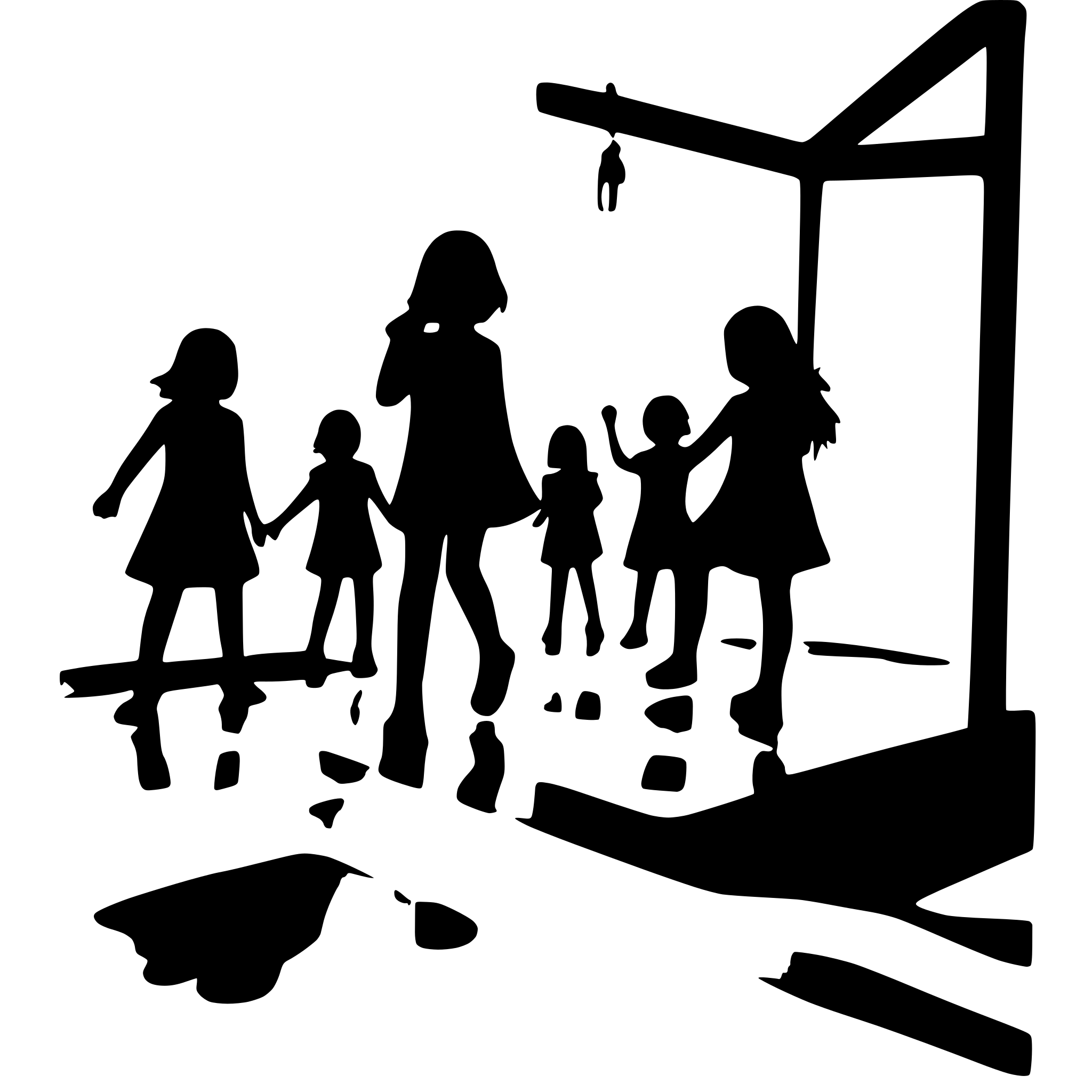 AI-generated SVG of '10 children playing on a playground'