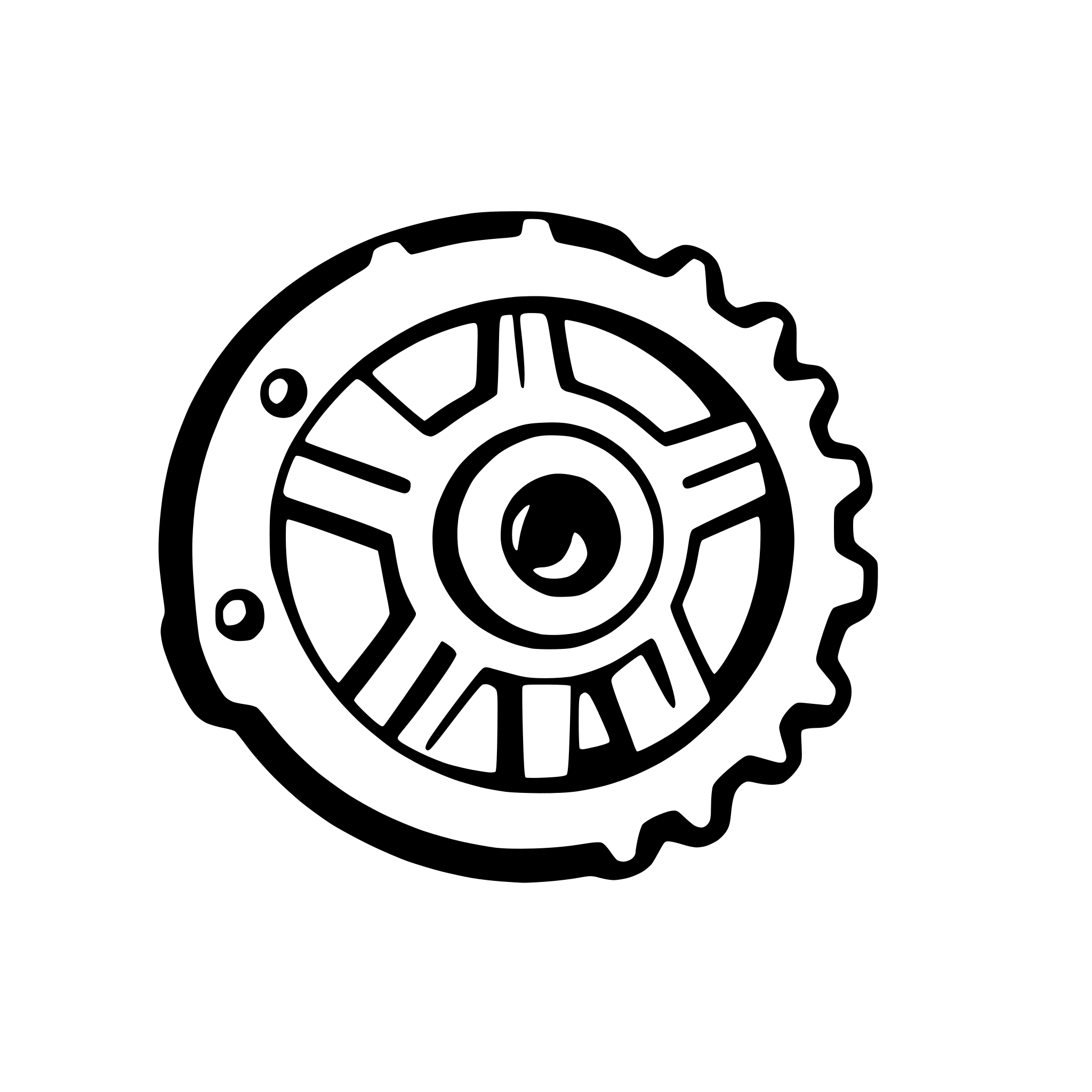 AI-generated SVG of a Gearwheel