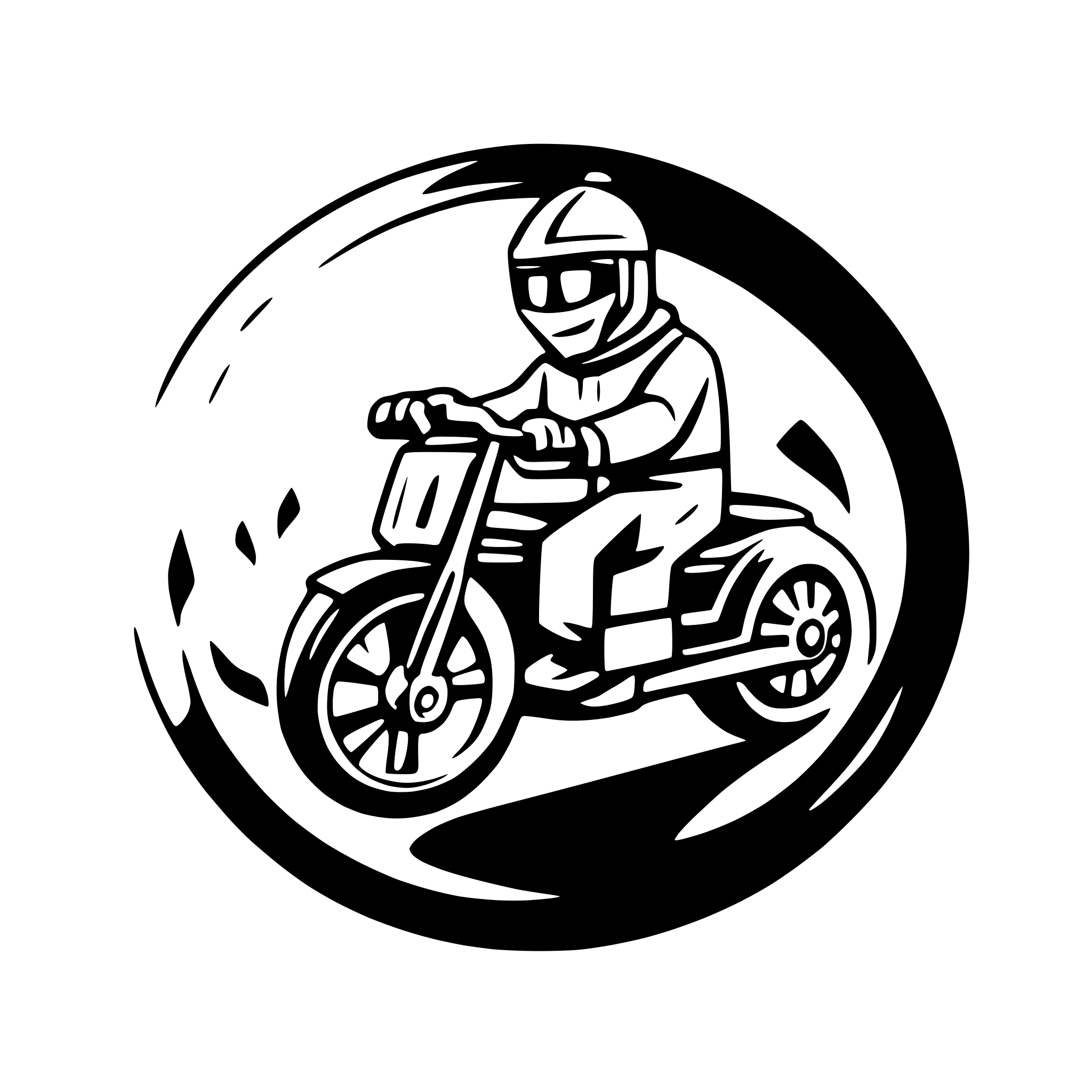 AI-generated SVG of a Pope riding a motorcycle