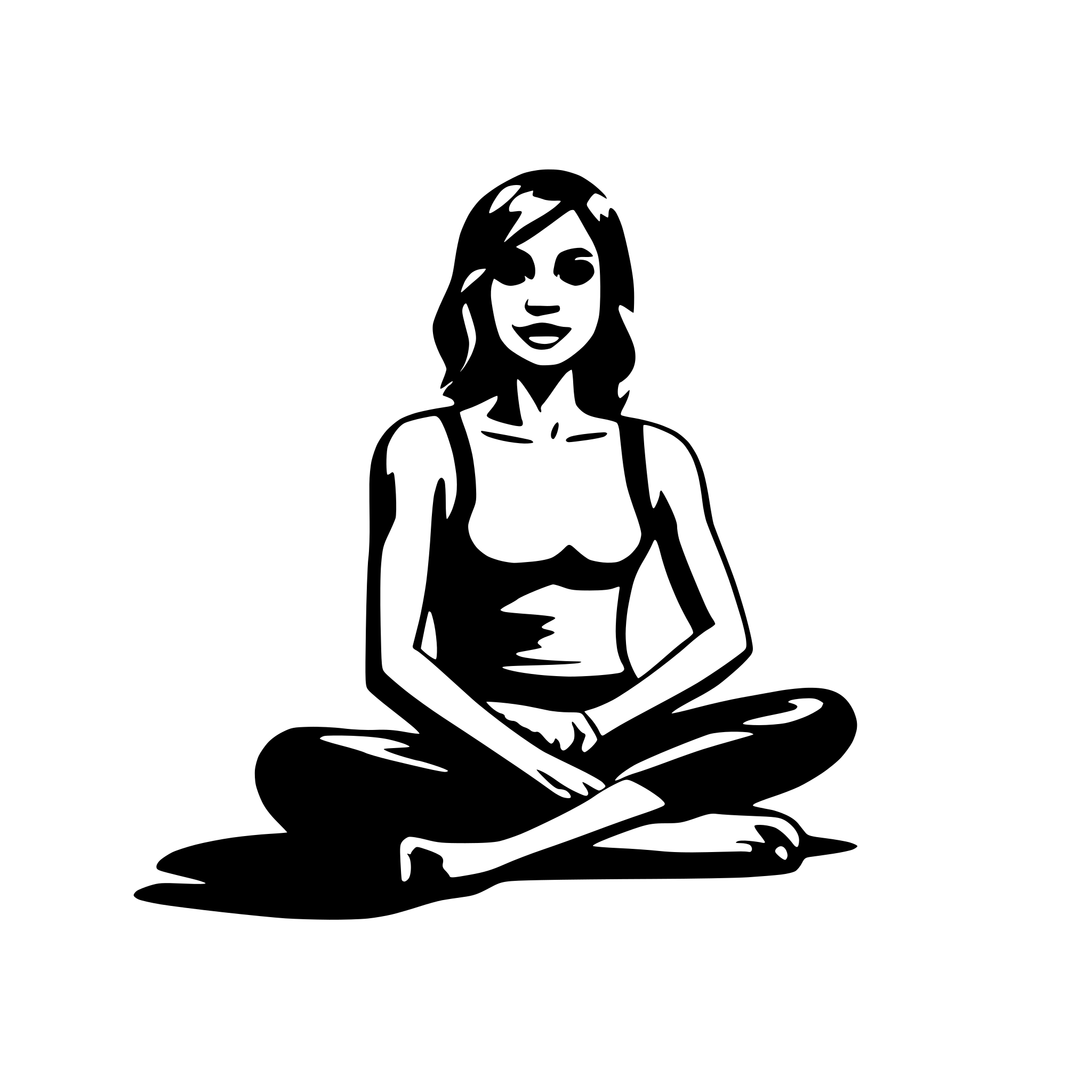 AI-generated SVG of 'joga'