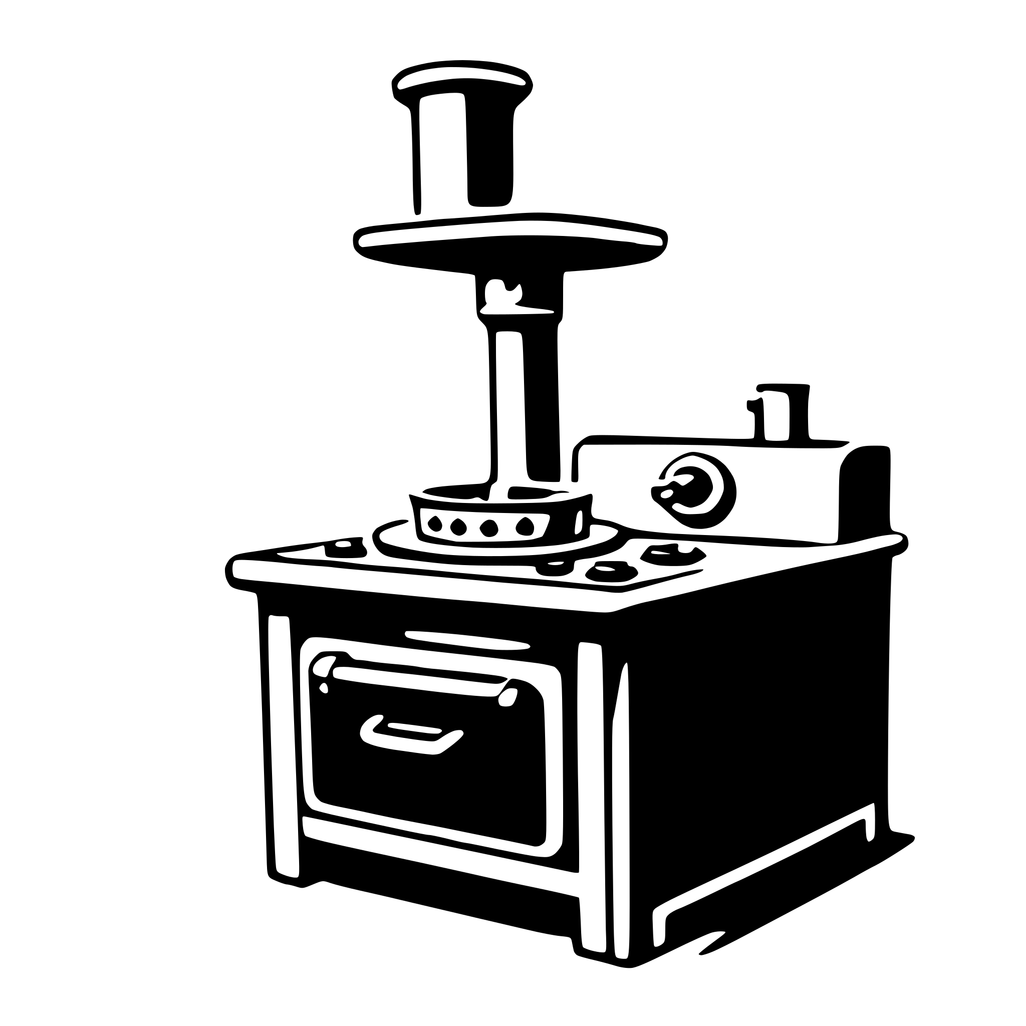AI-generated SVG of a stove