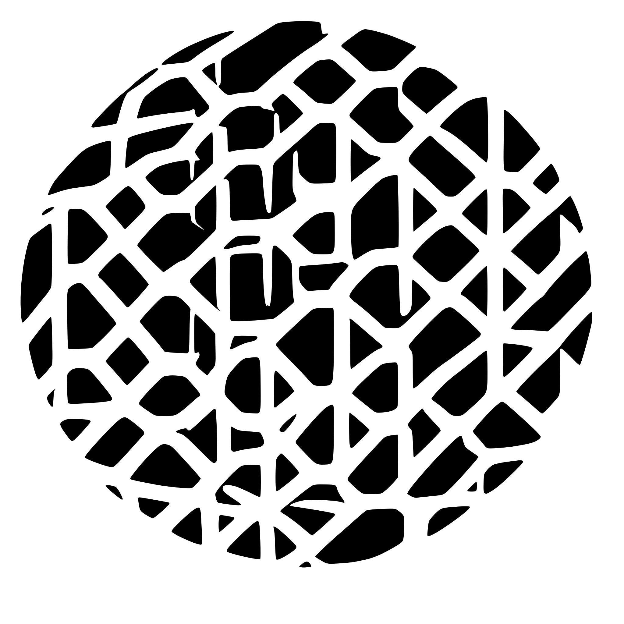AI-generated SVG of 'a mesh network in a circle'