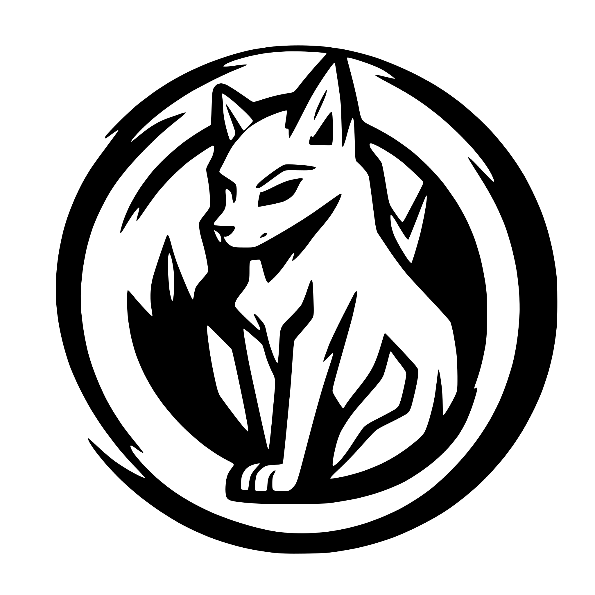 AI-generated SVG of a Menacing Hennoc Fox