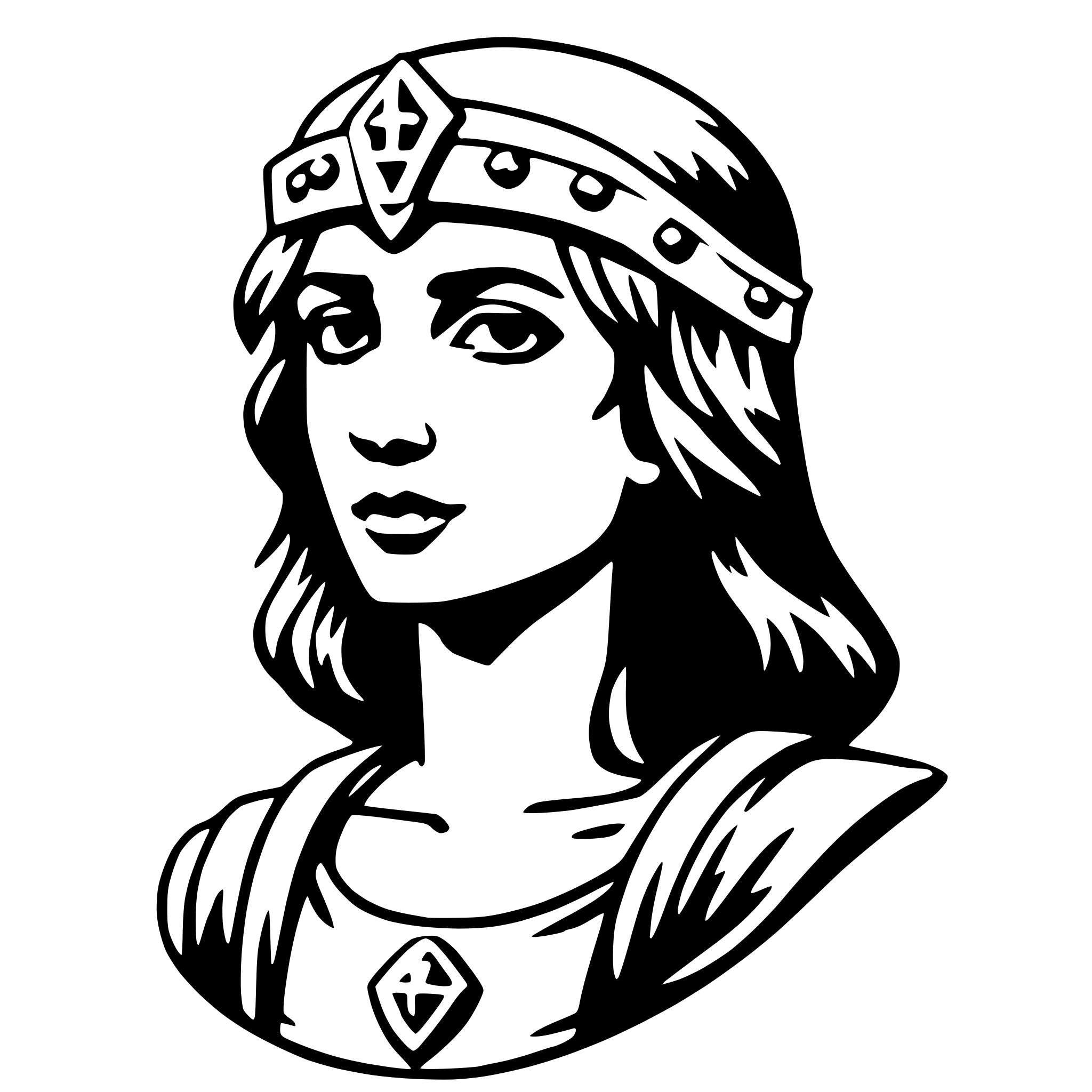 AI-generated SVG of 'athena'