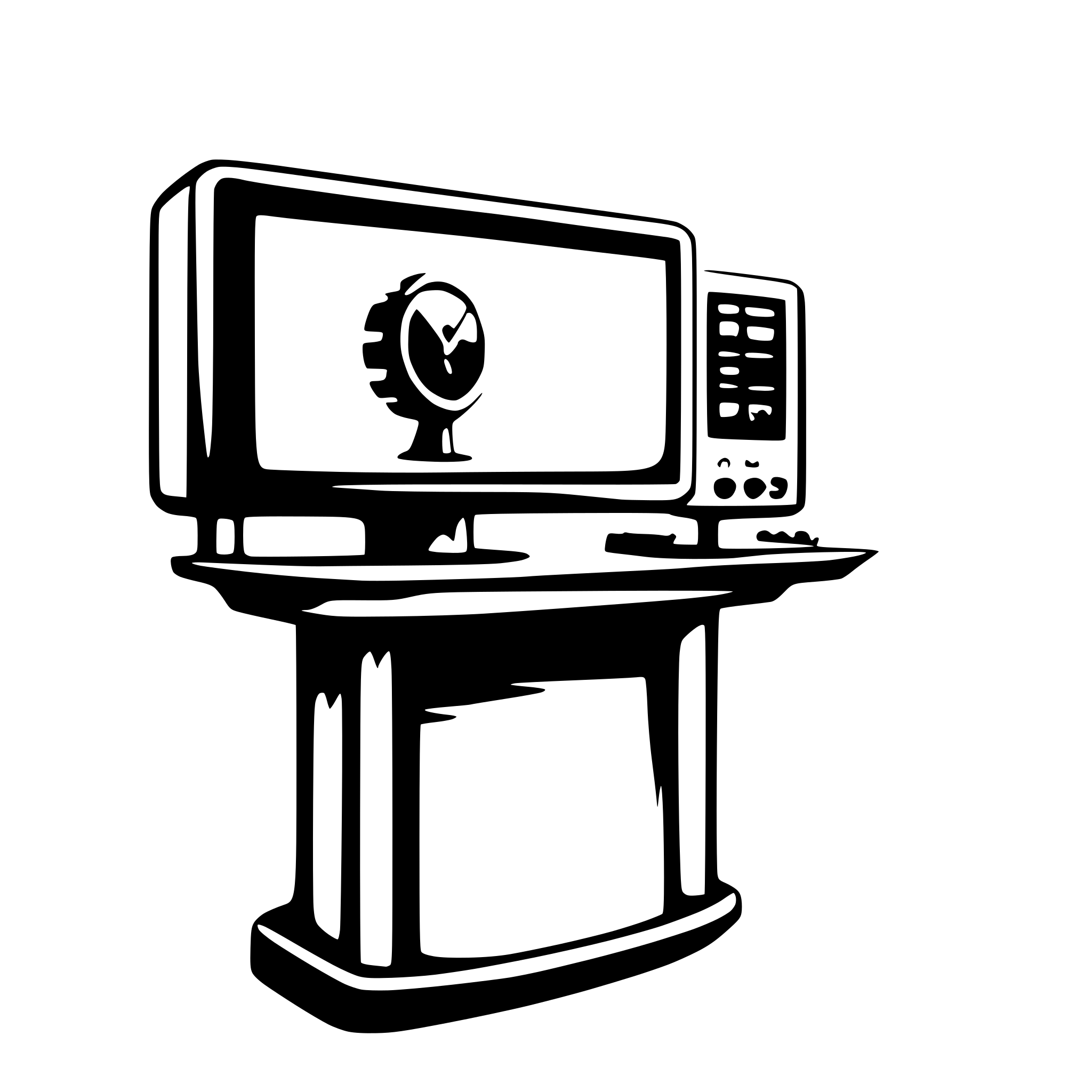 AI-generated SVG of 'project status monitor'
