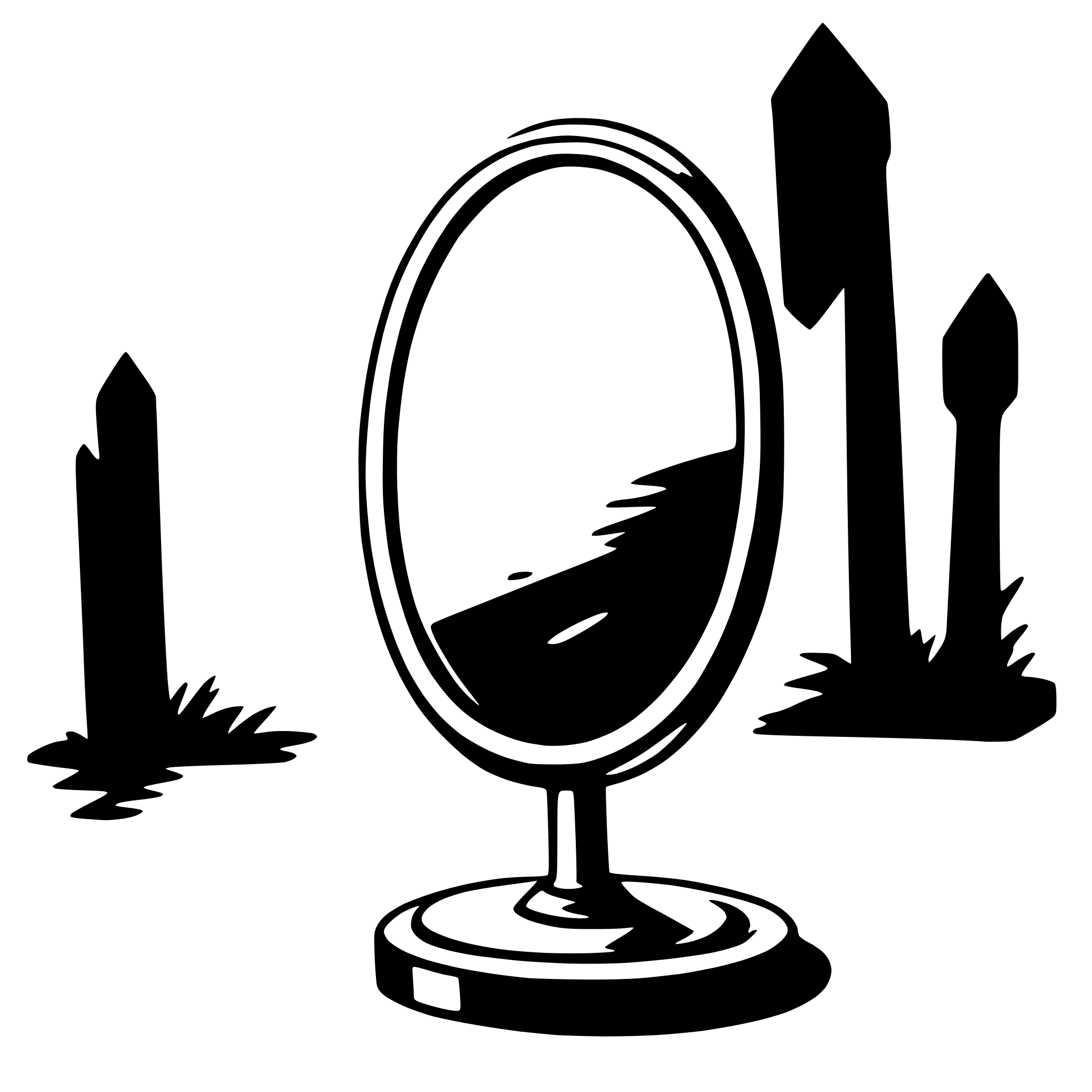 AI-generated SVG of 'mirror'