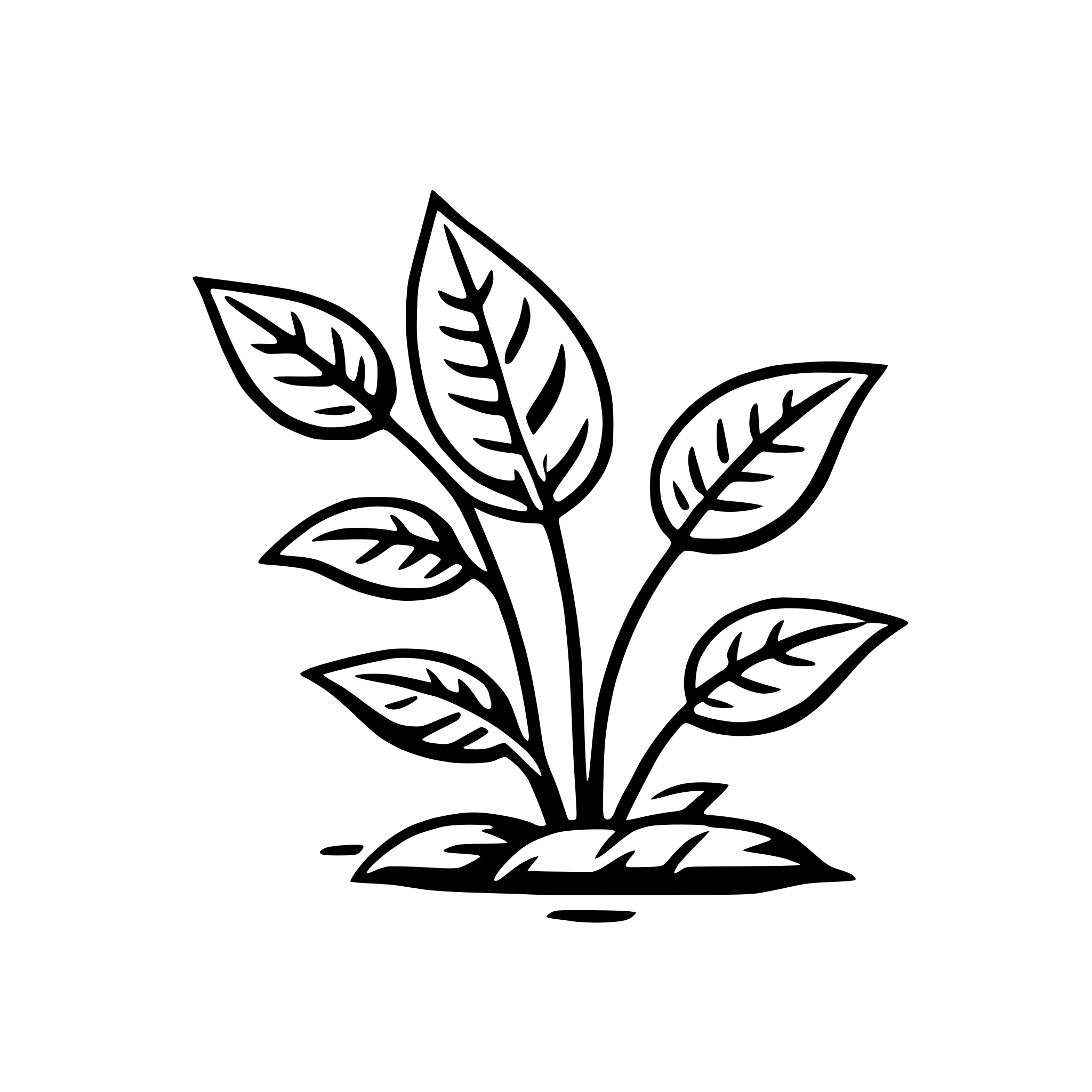 AI-generated SVG of 'leaflet'