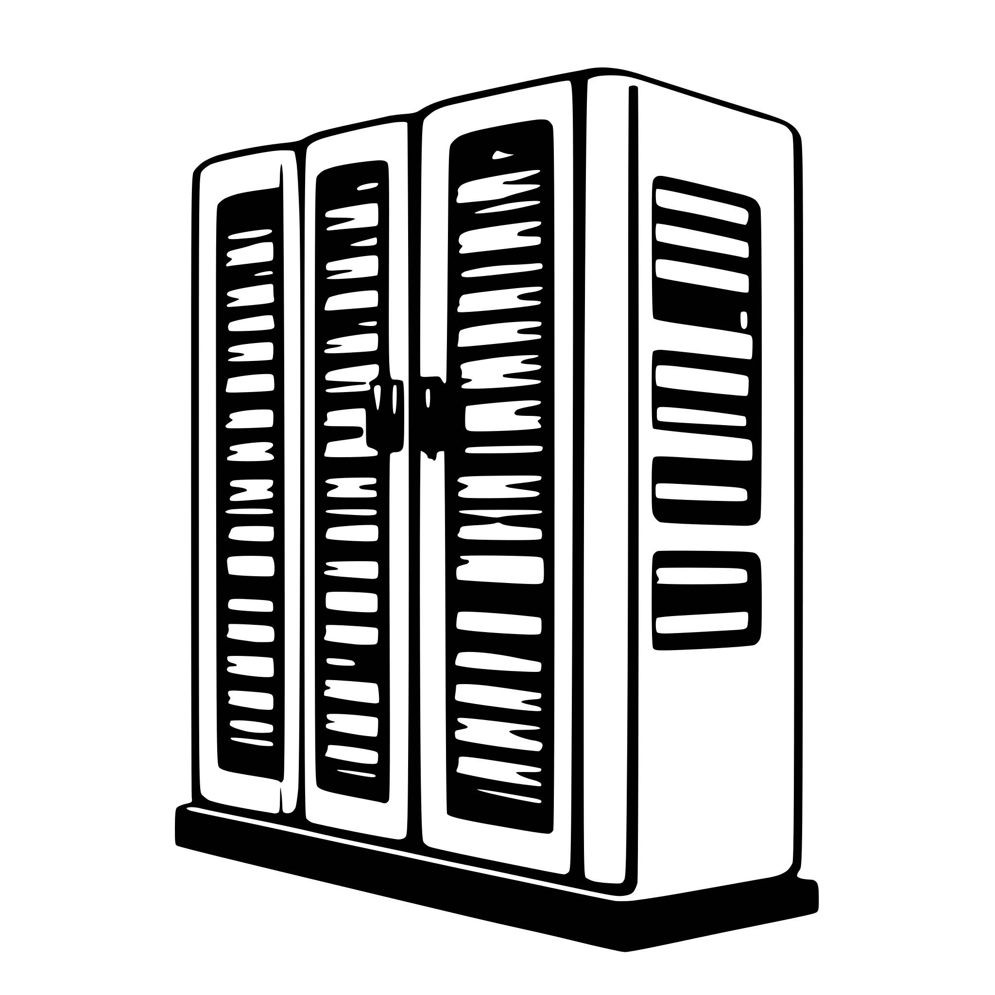 AI-generated SVG of a Data Center Racks green