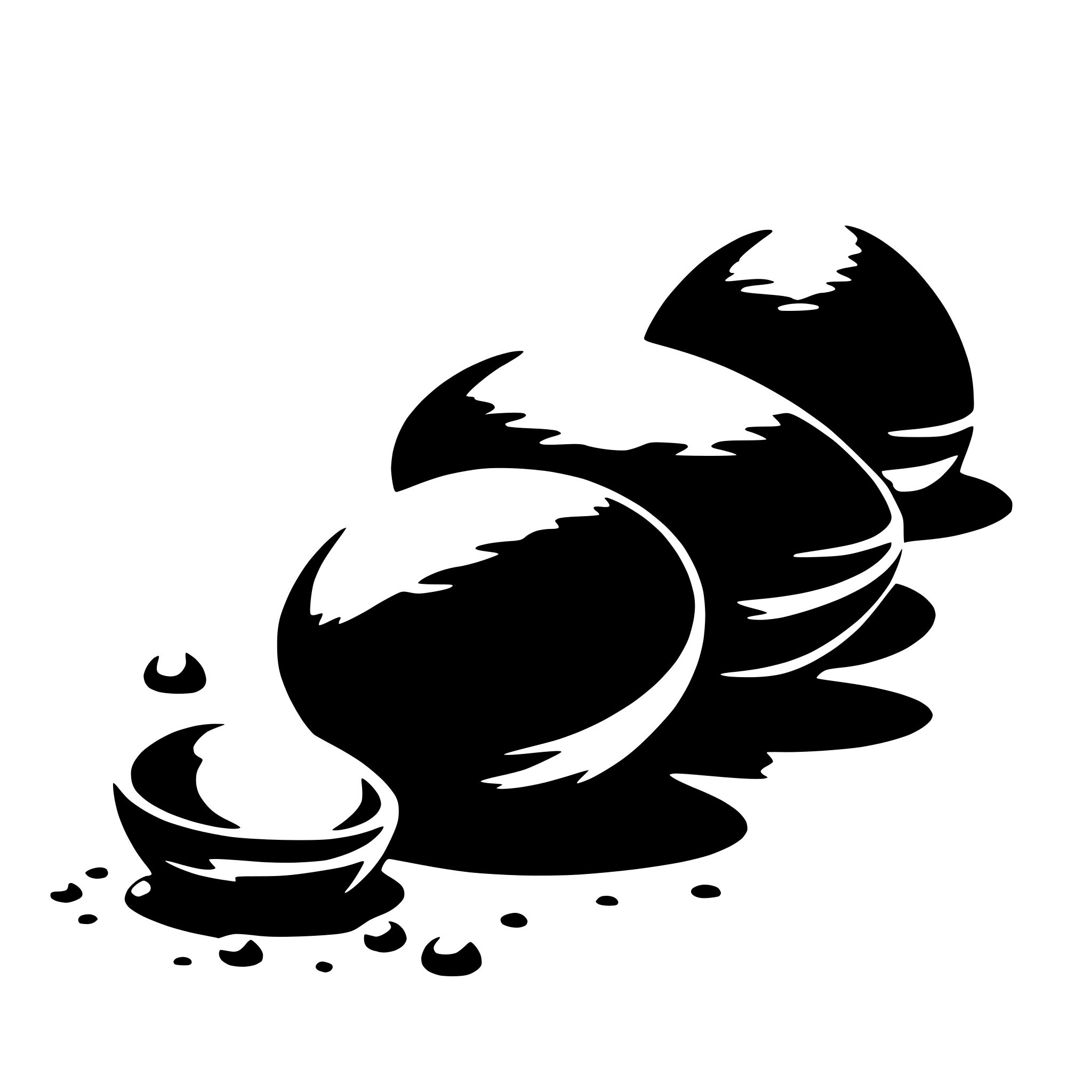 AI-generated SVG of 'scattered eggs'