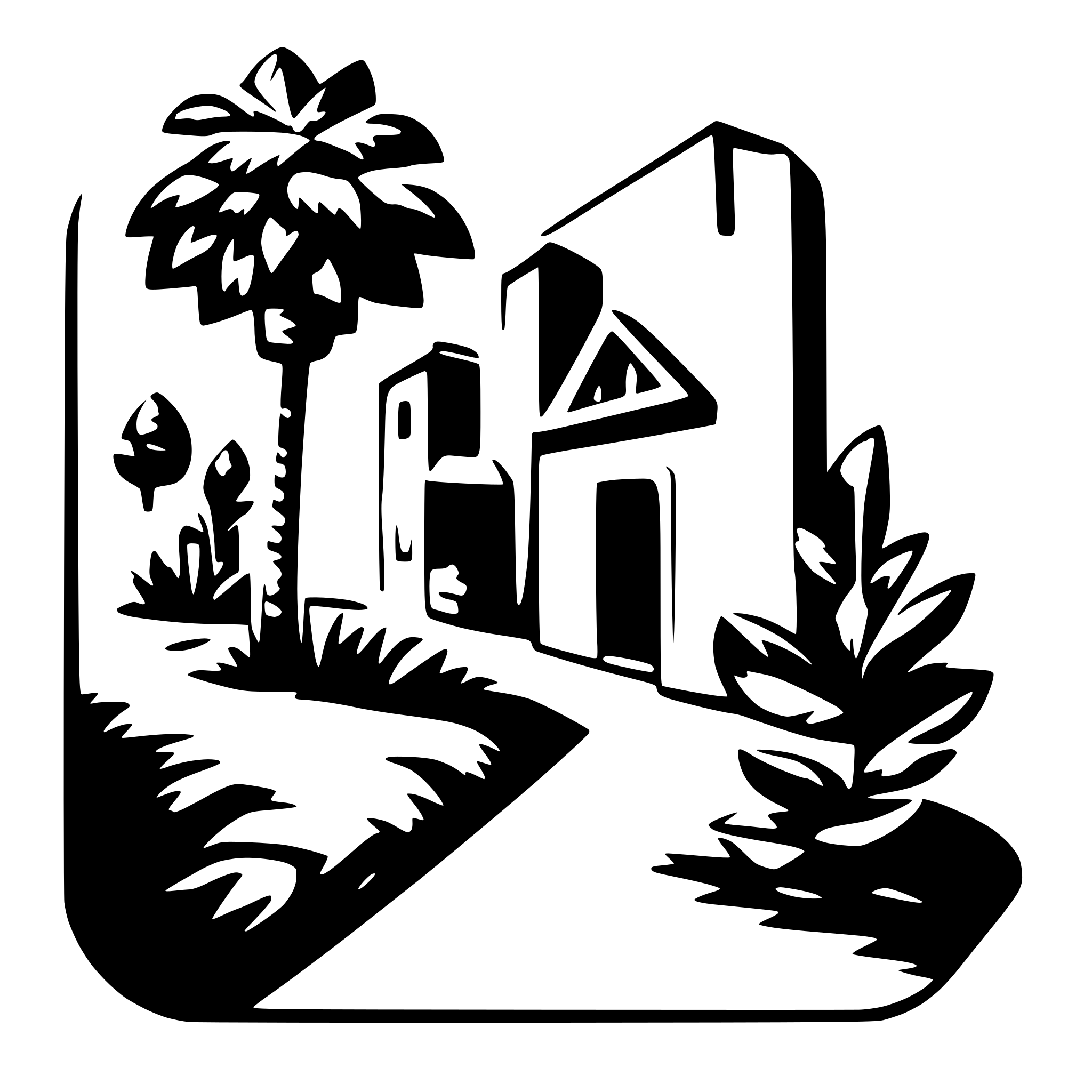 AI-generated SVG of 'portfolio'