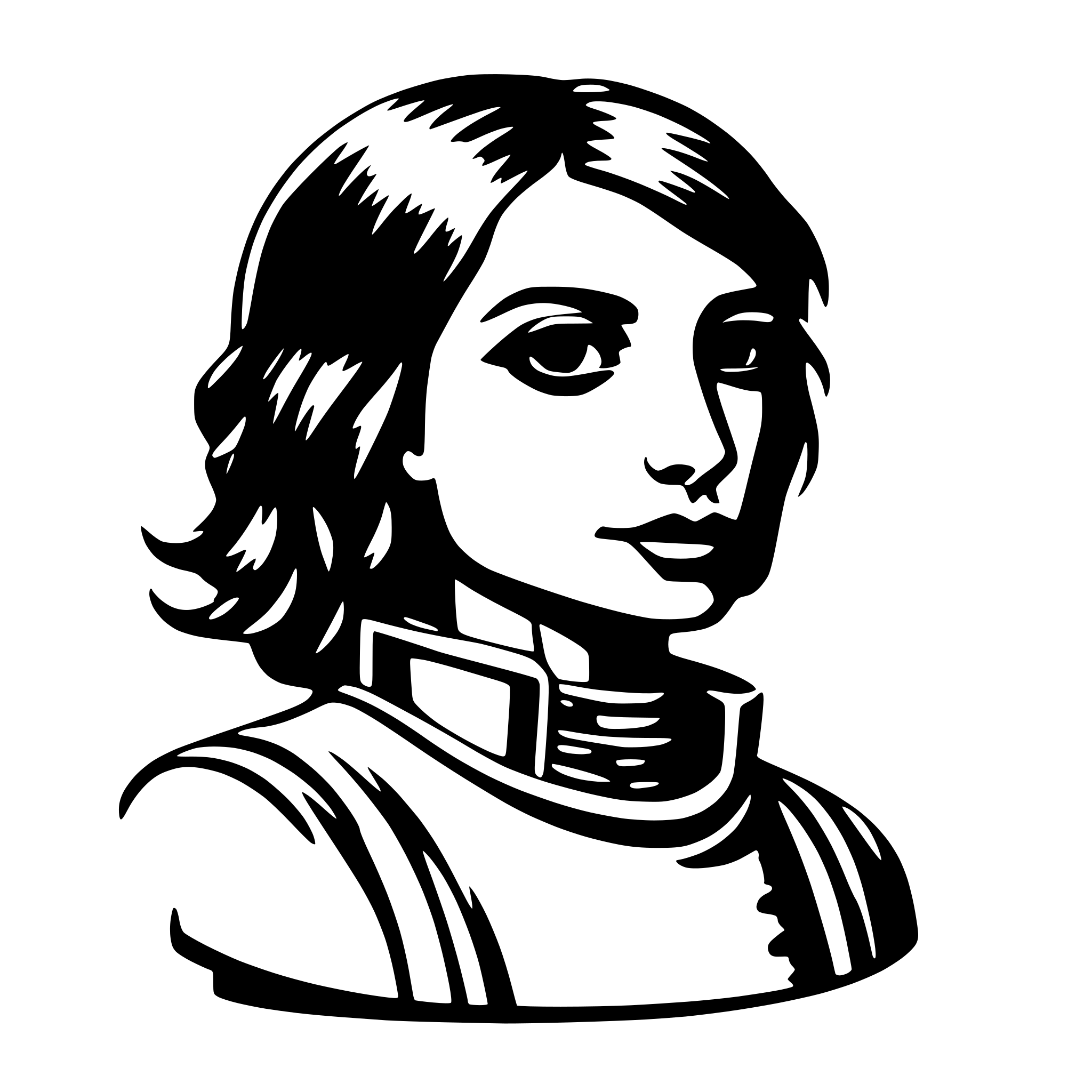 AI-generated SVG of 'GEN AI MAGIC'