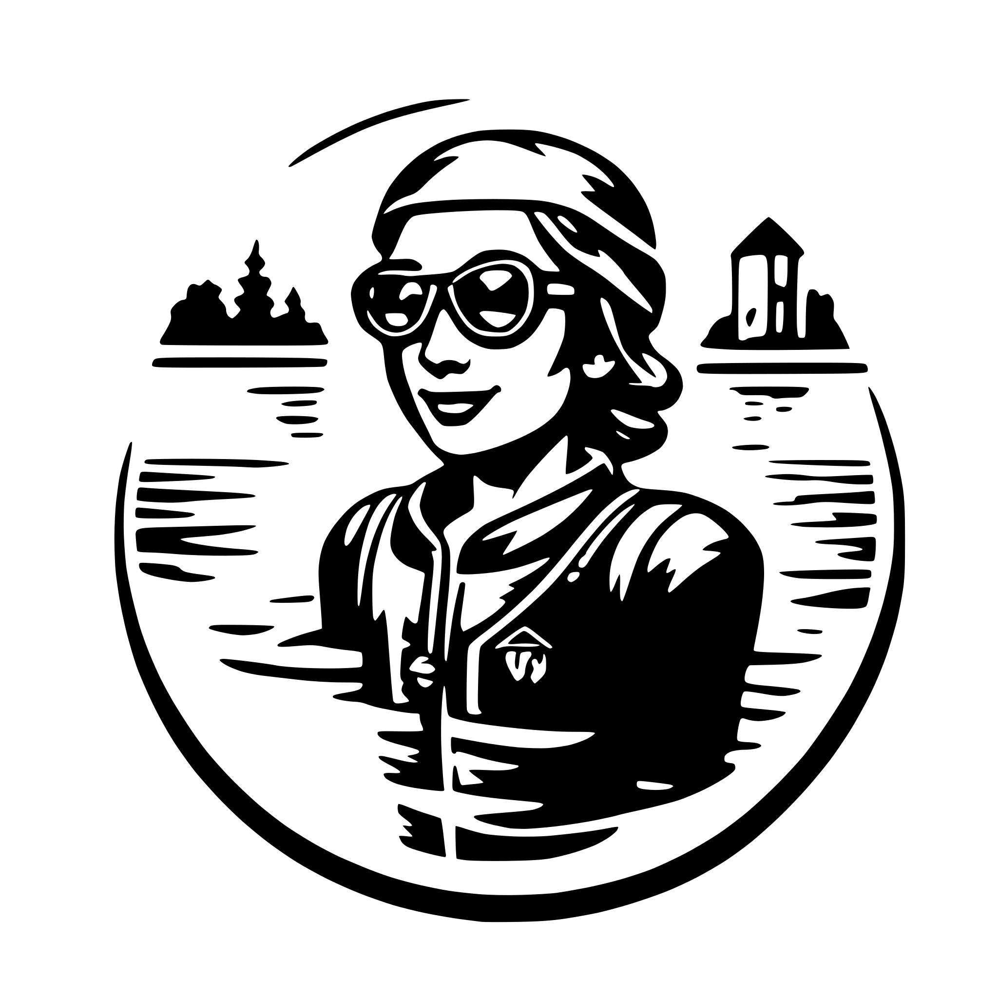 AI-generated SVG of 'swim instructor badge'