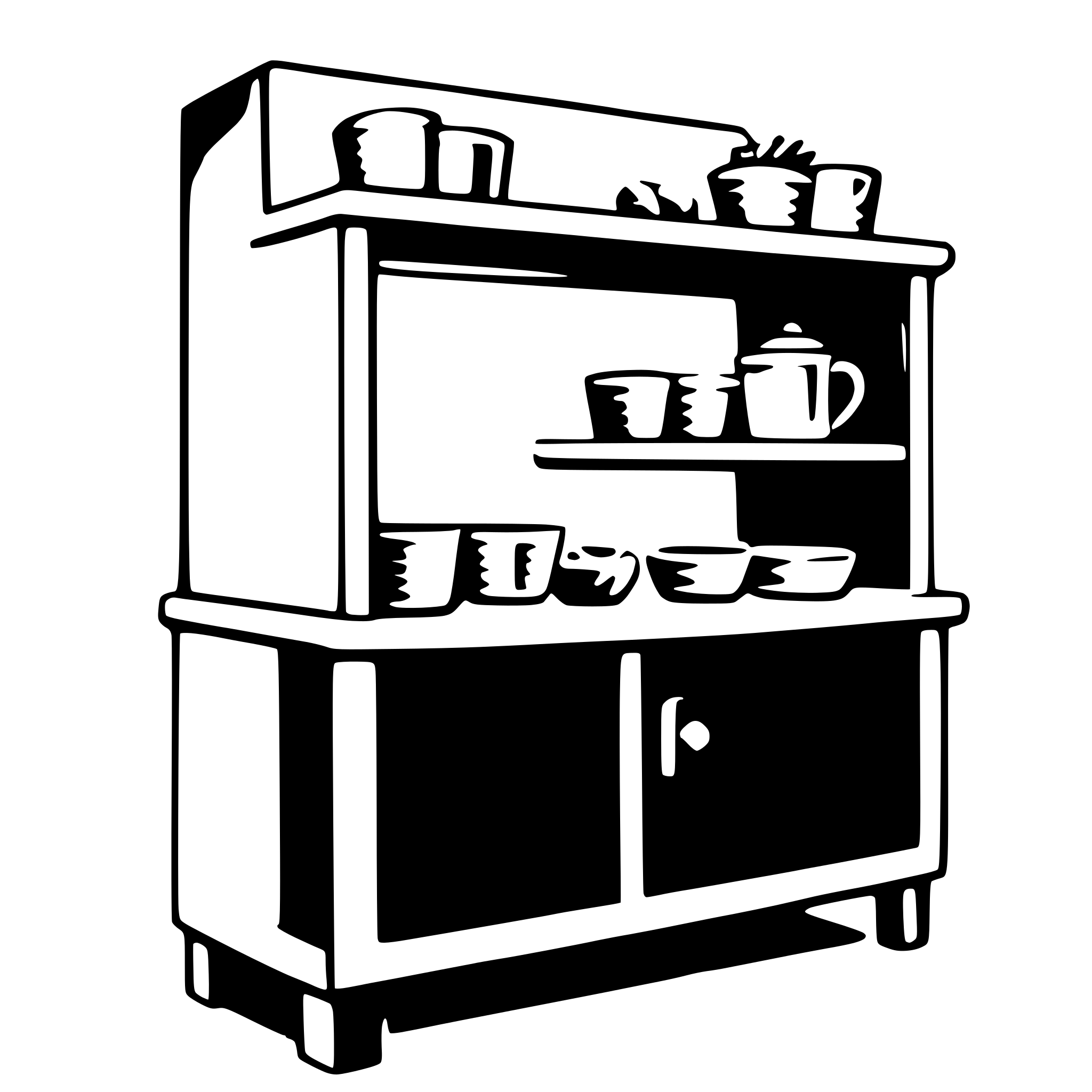 AI-generated SVG of 'hutch'