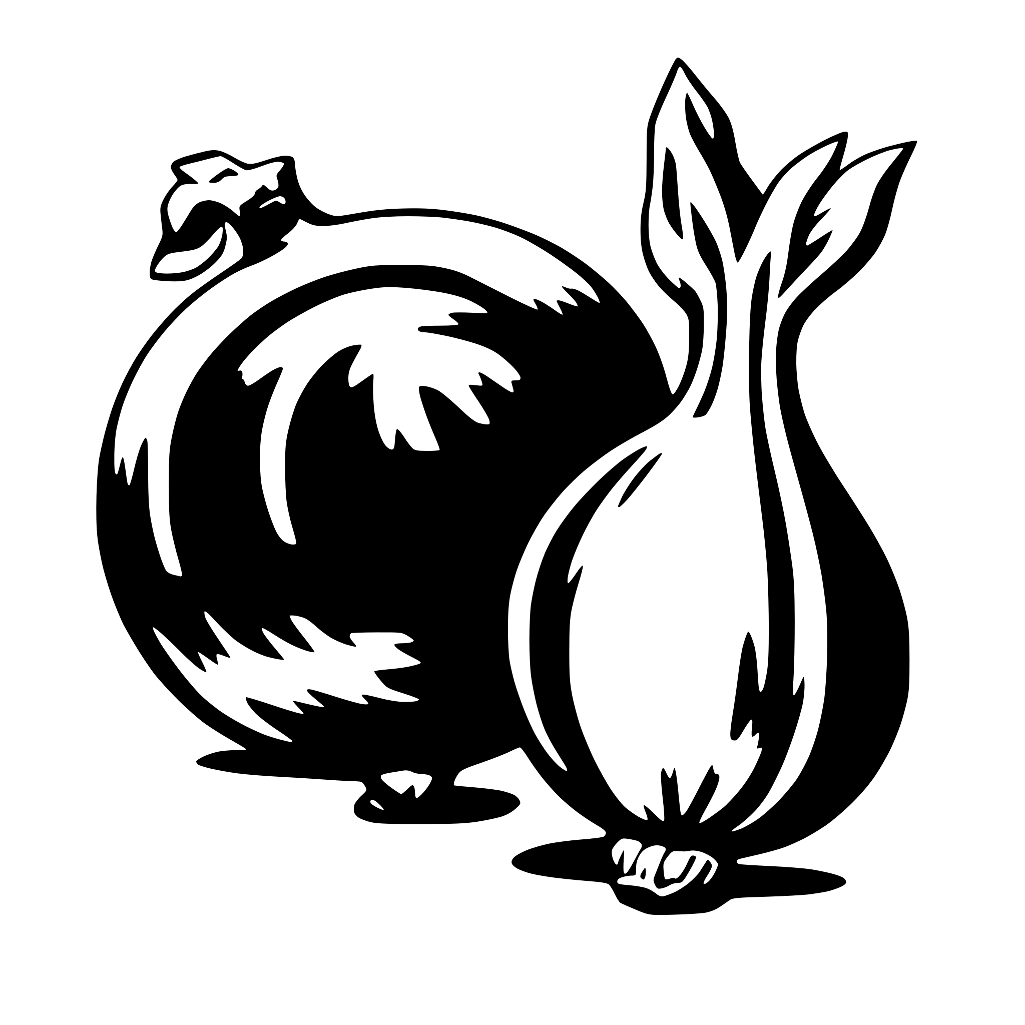 AI-generated SVG of 'onion talking on the phone'