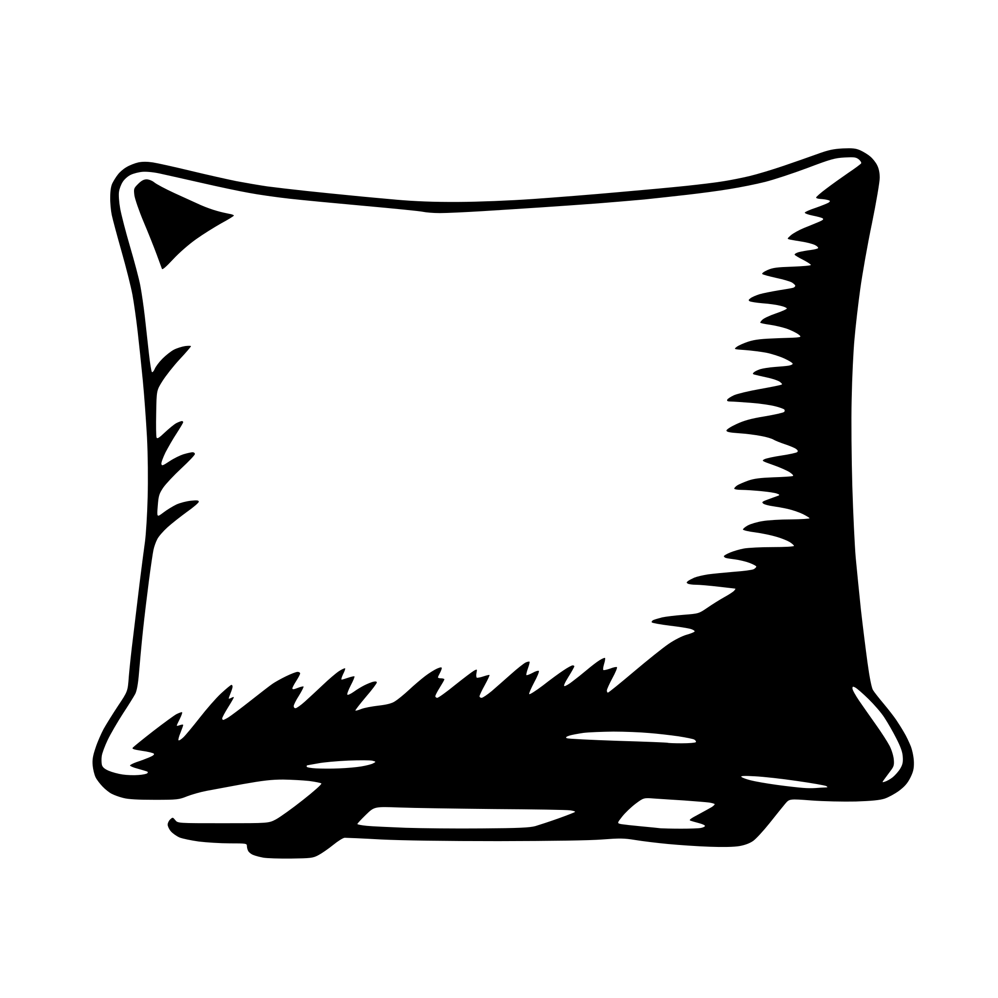 AI-generated SVG of a pillow