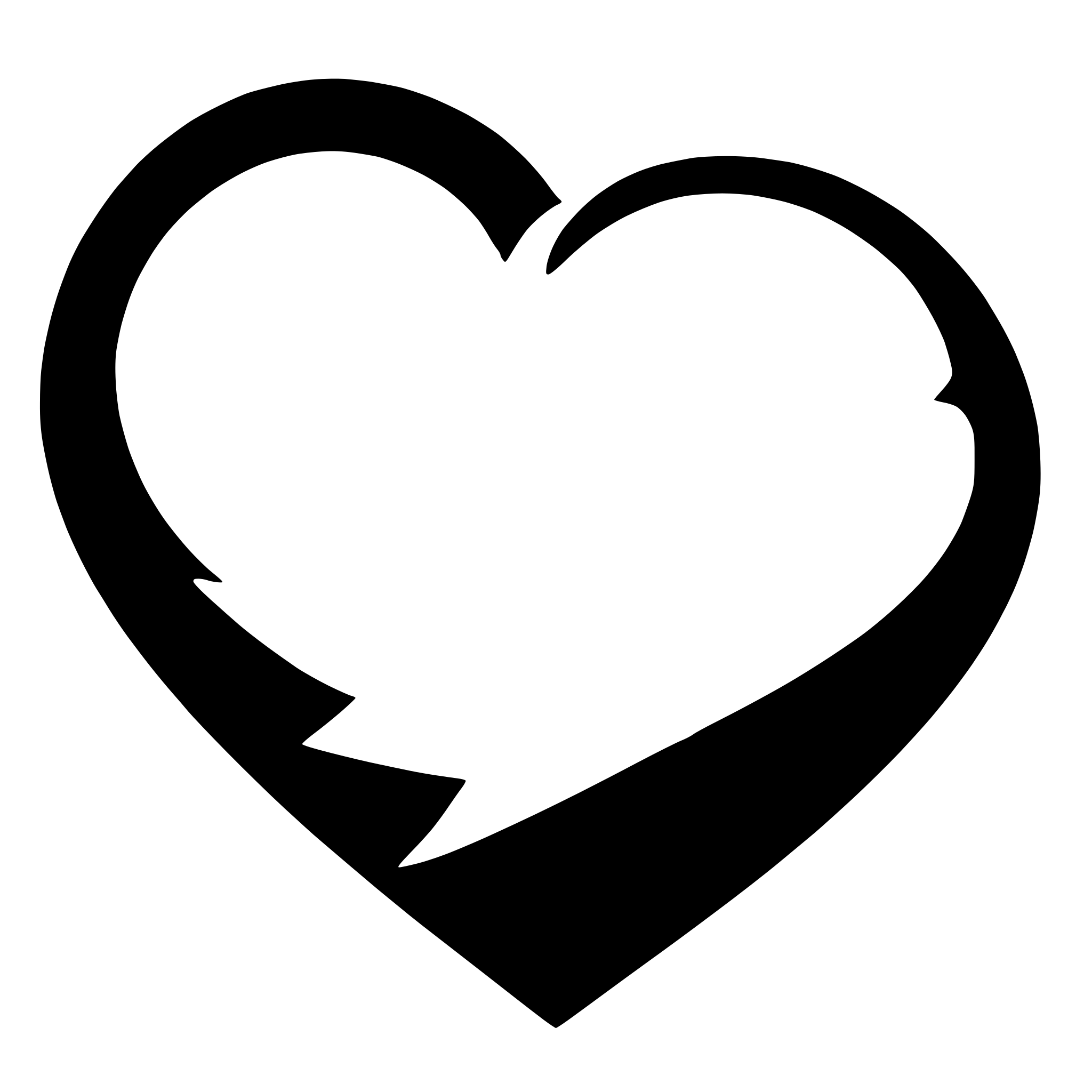 AI-generated SVG of a heart-shaped clouds