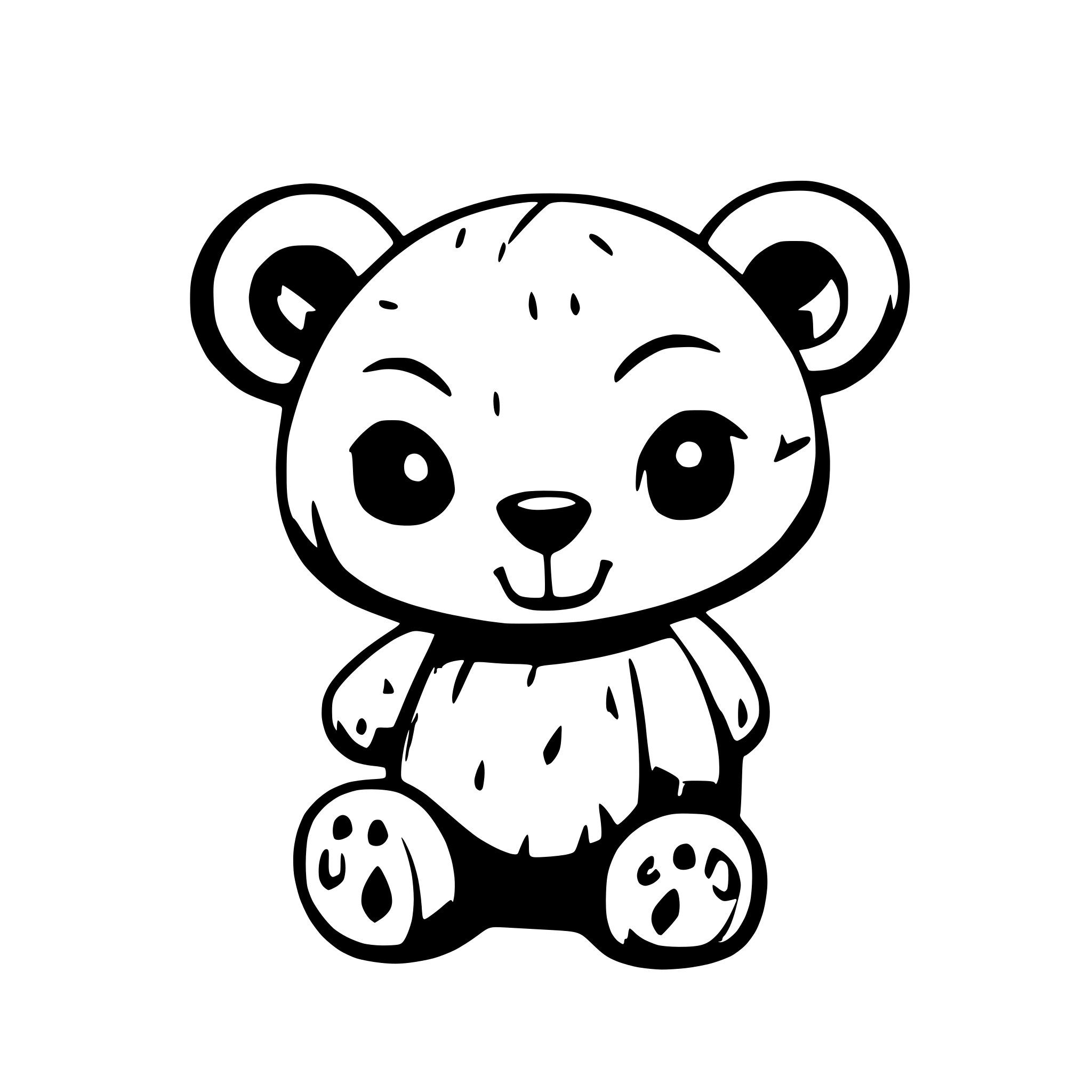 AI-generated SVG of 'Baby bear'