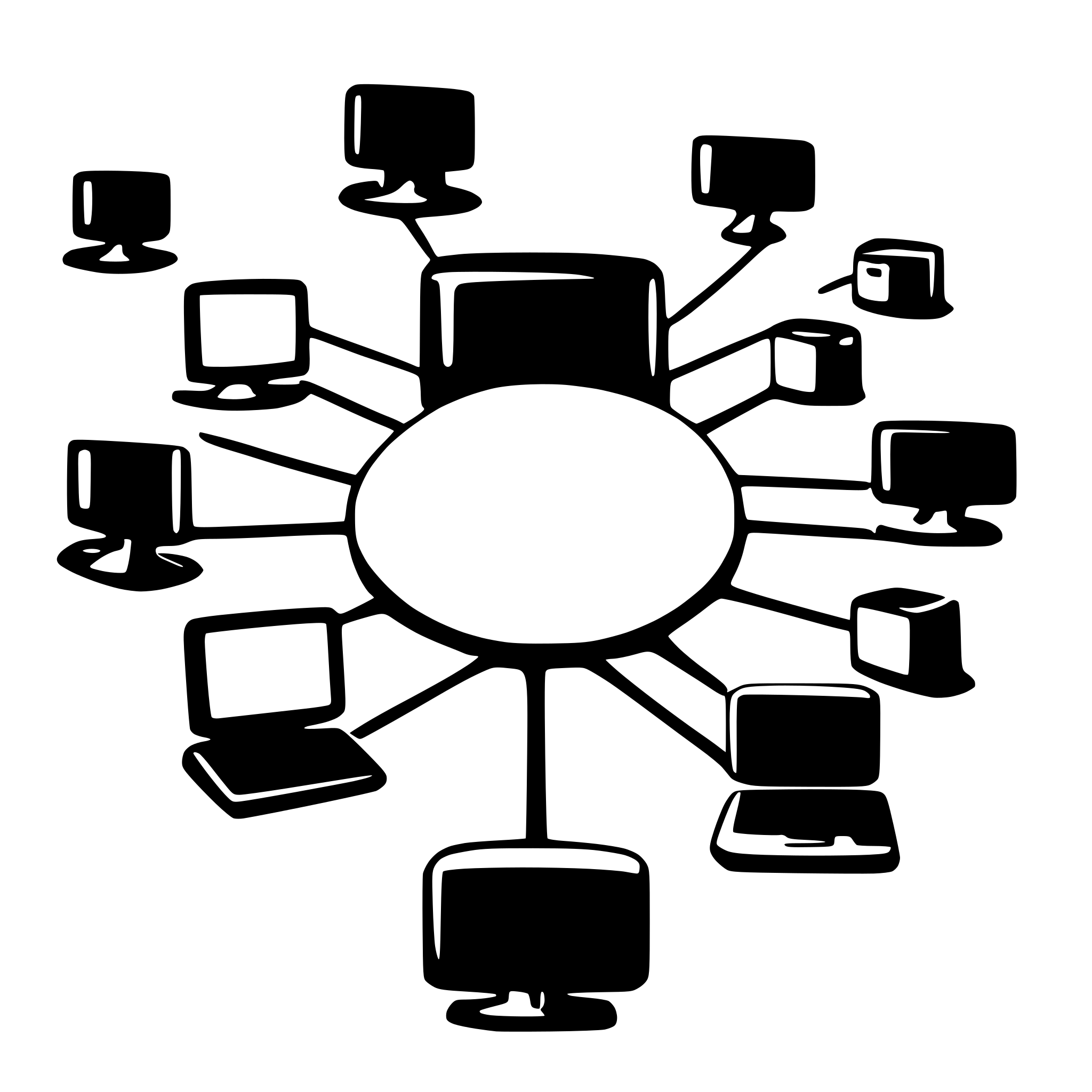 AI-generated SVG of 'network of computers'
