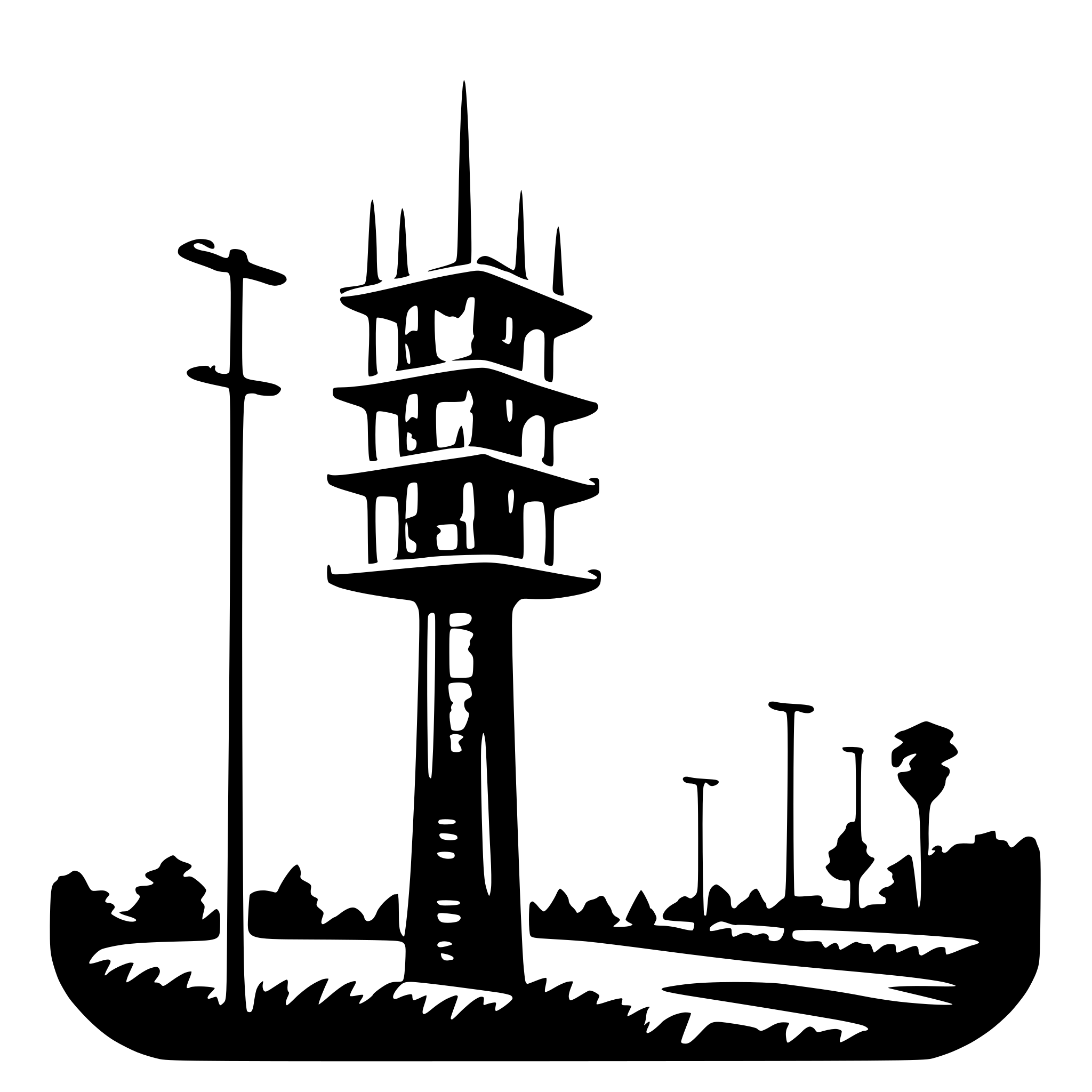 AI-generated SVG of 'Power system tower'