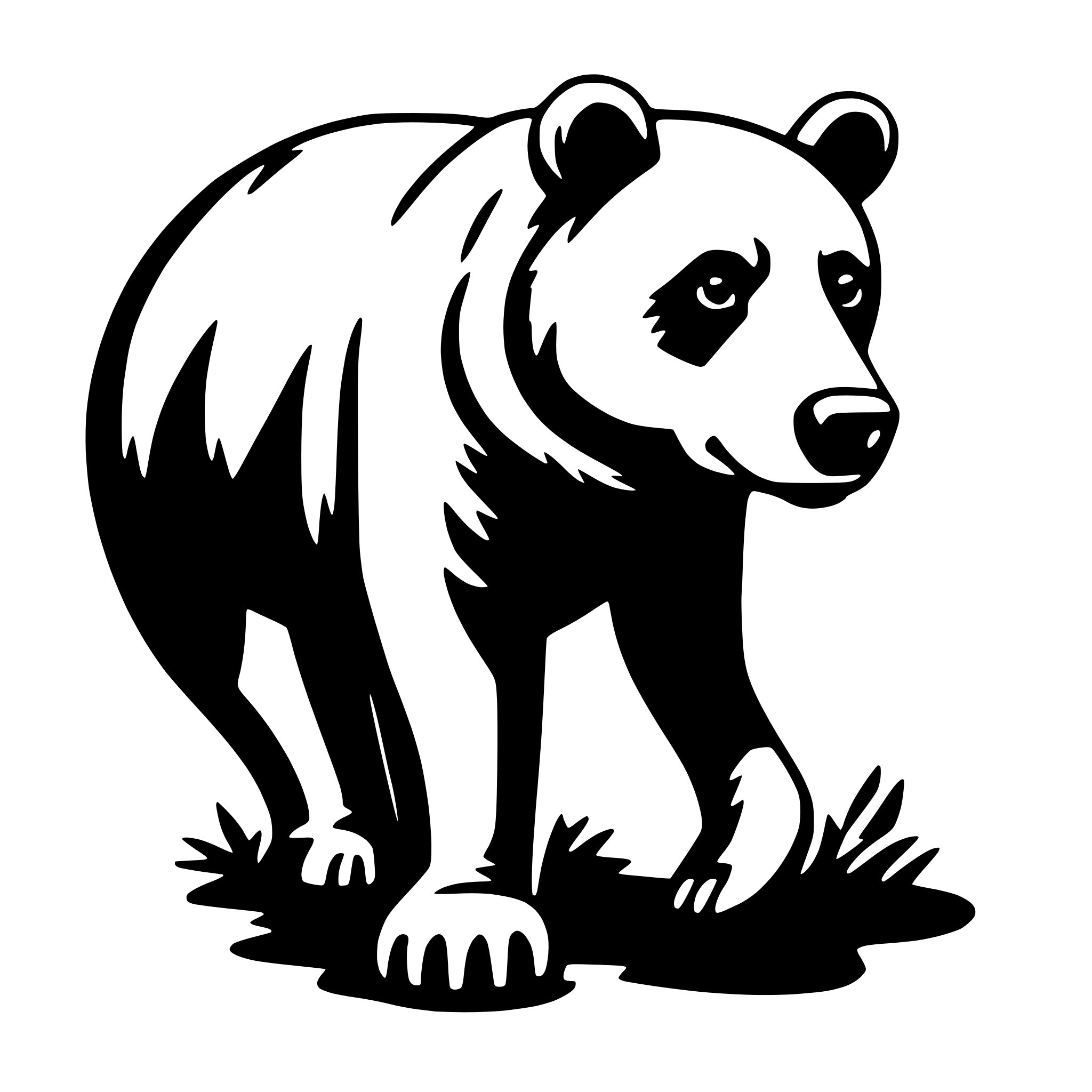 AI-generated SVG of 'bear'