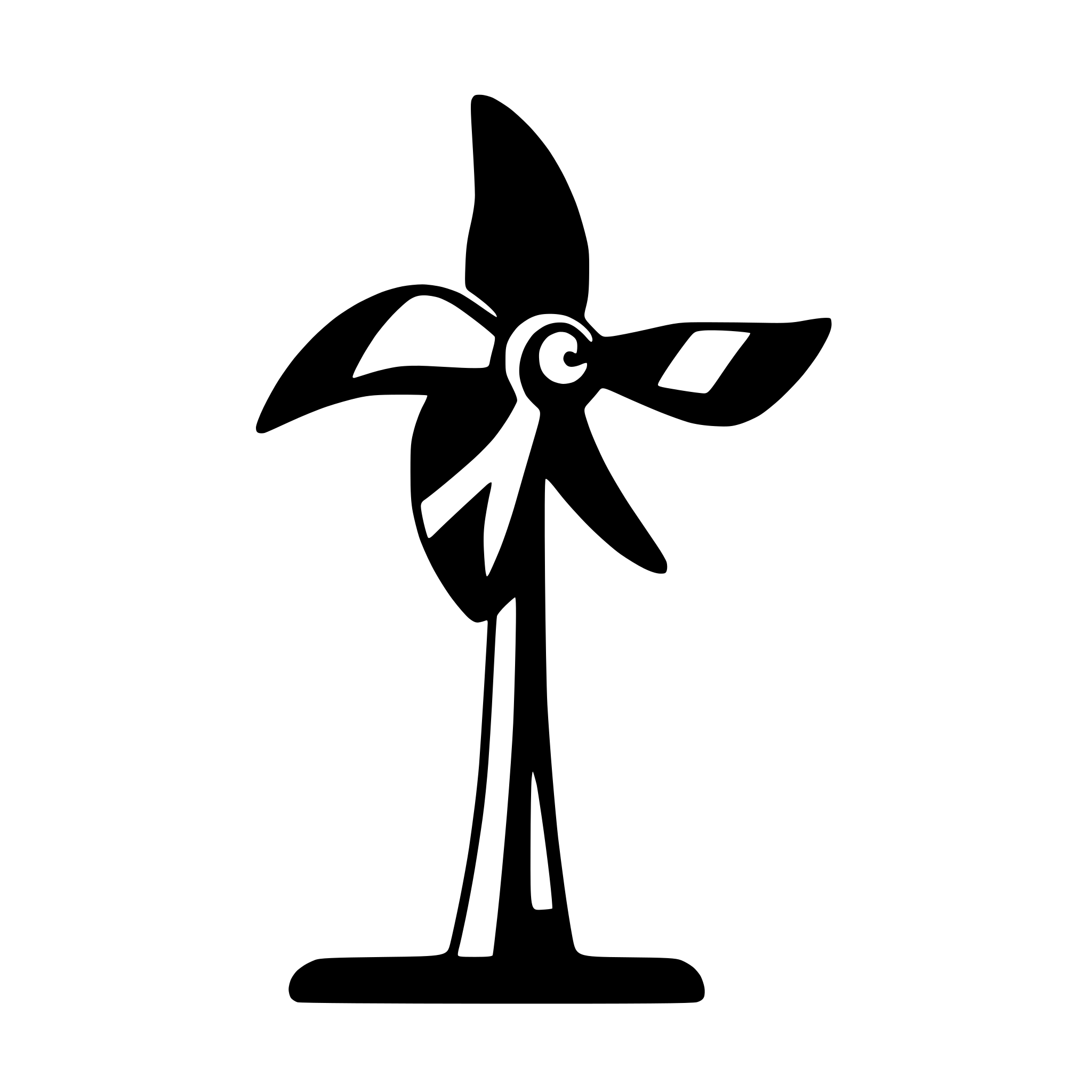 AI-generated SVG of a wind generator