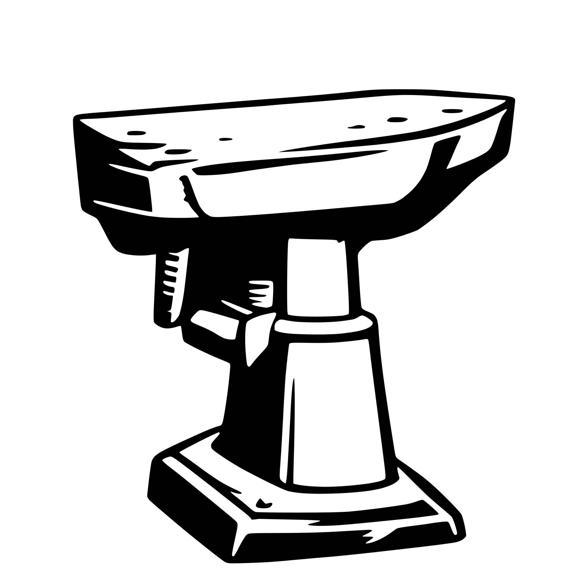 AI-generated SVG of 'anvil'