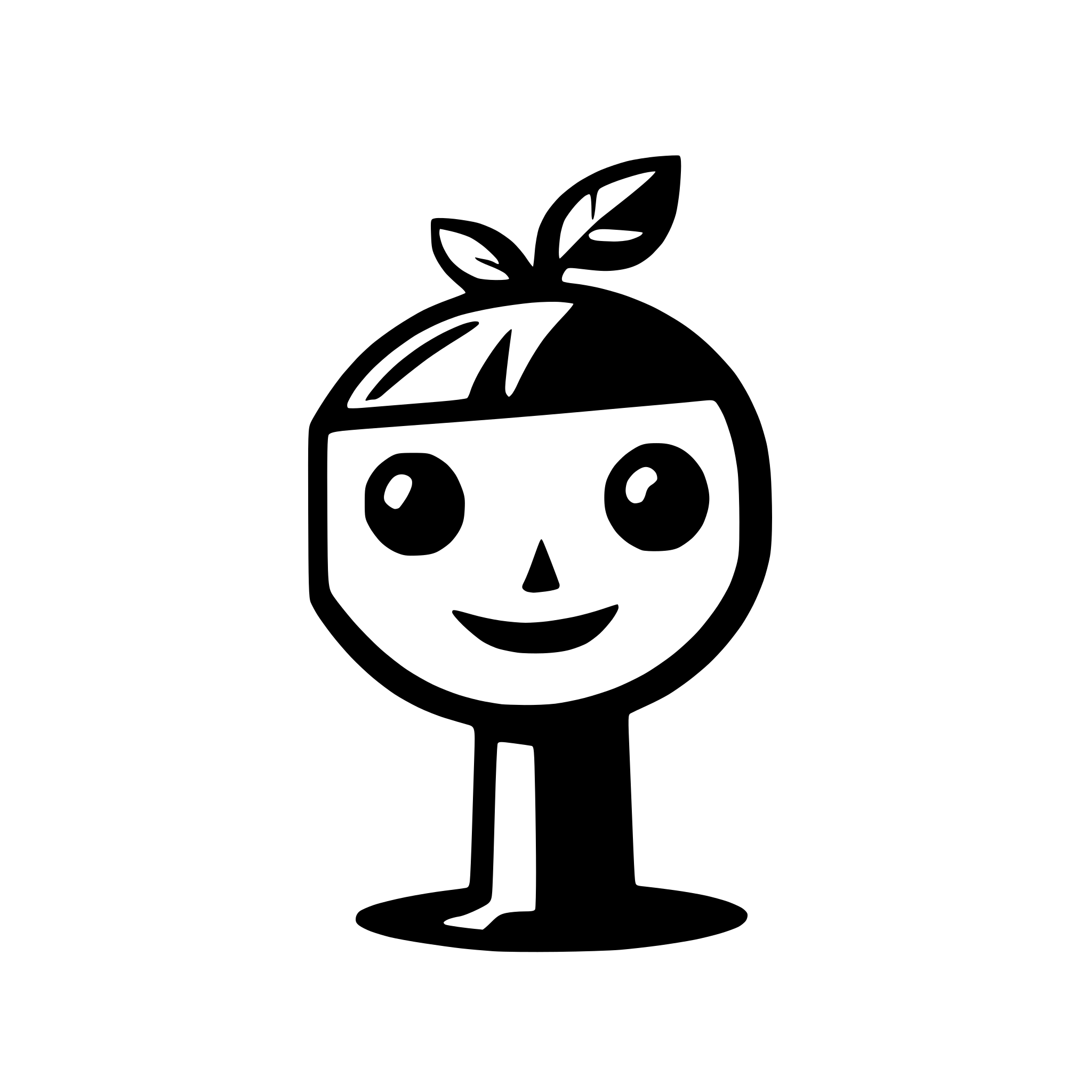 AI-generated SVG of a tree robot icon