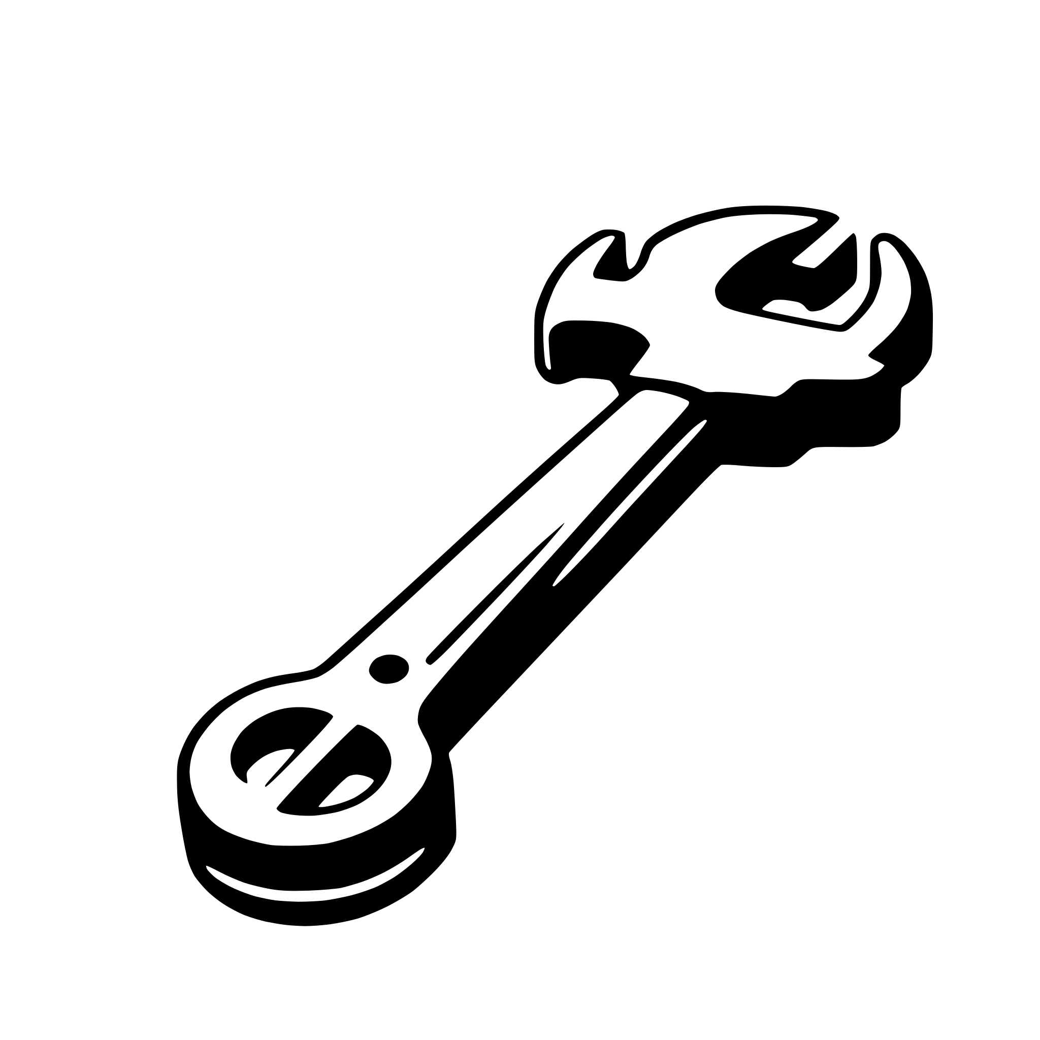 AI-generated SVG of 'wrench'