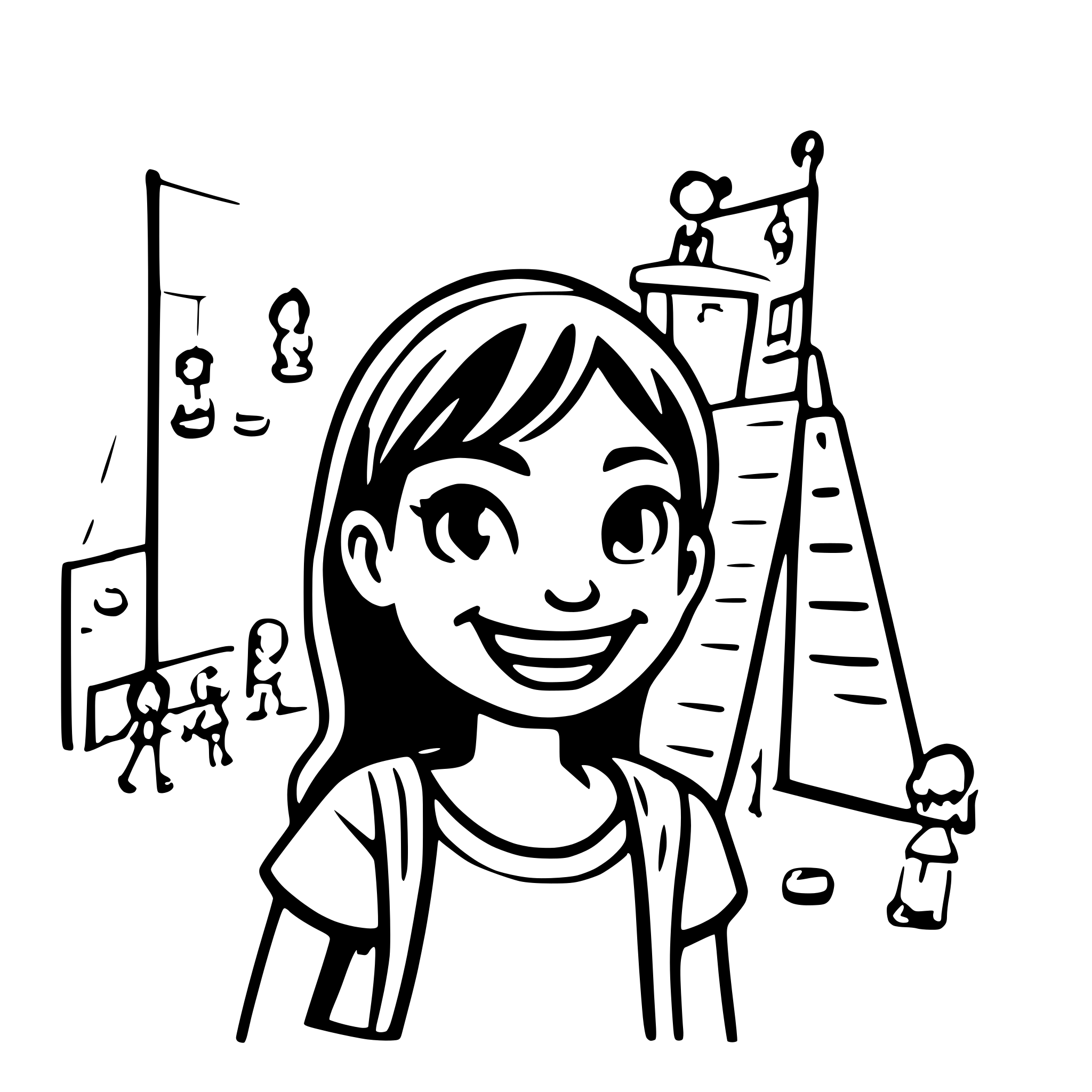 AI-generated SVG of a many children with smiling face paying on the playground