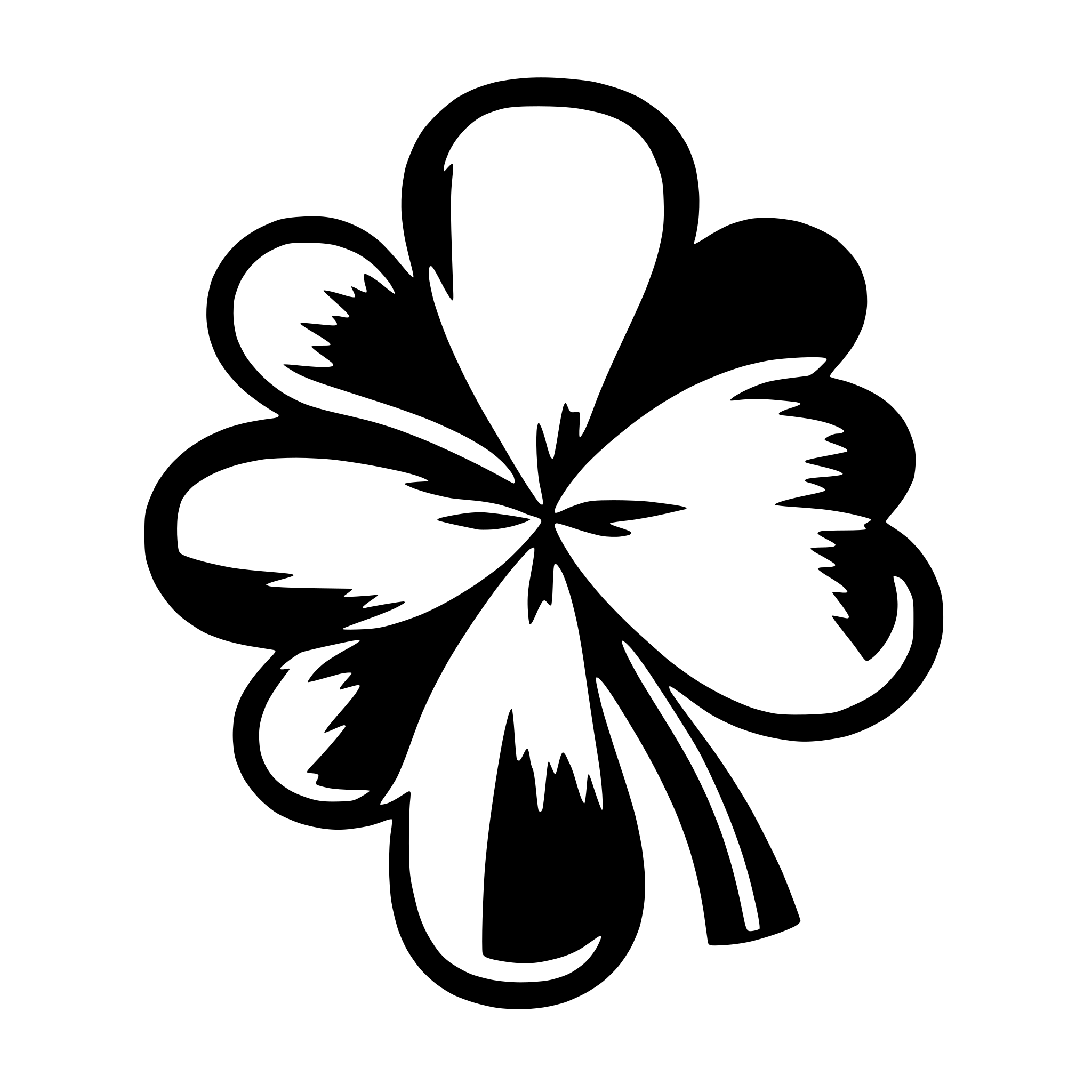 AI-generated SVG of 'Generate a beautiful lucky cloverleaf'