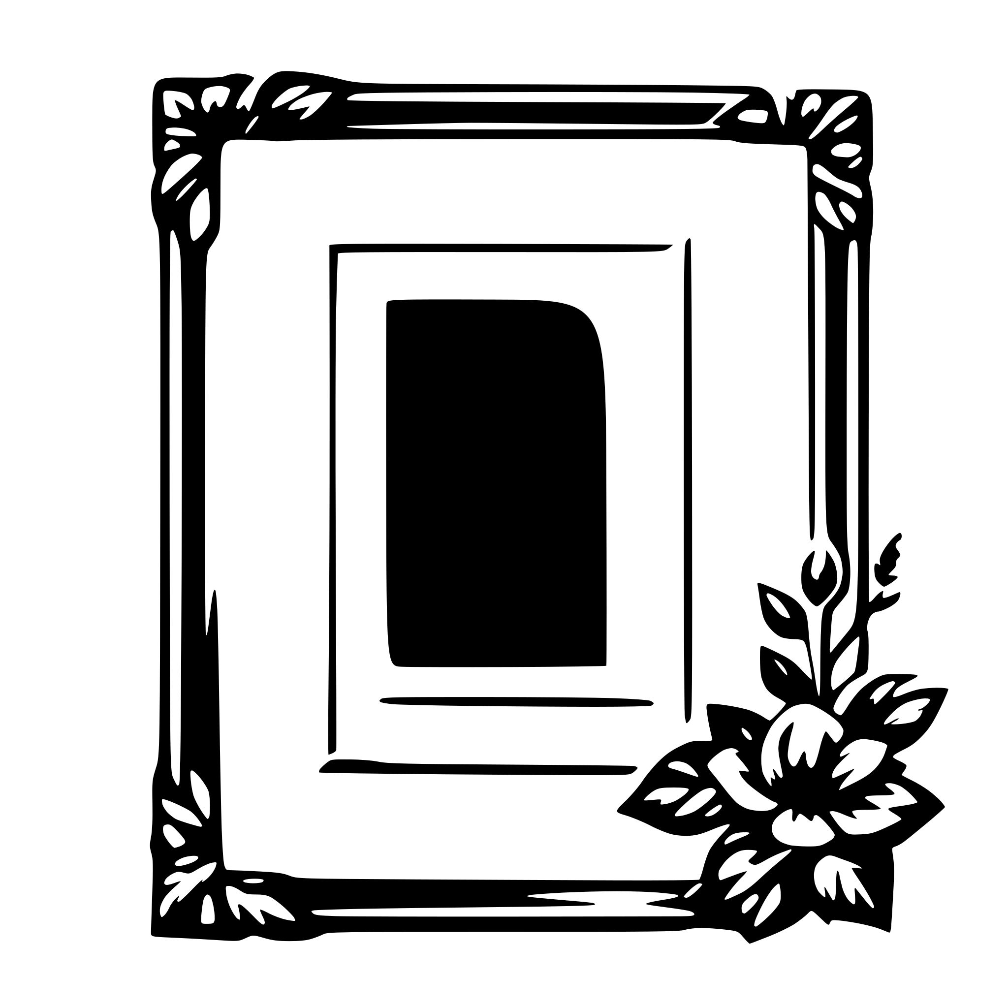 AI-generated SVG of a frame