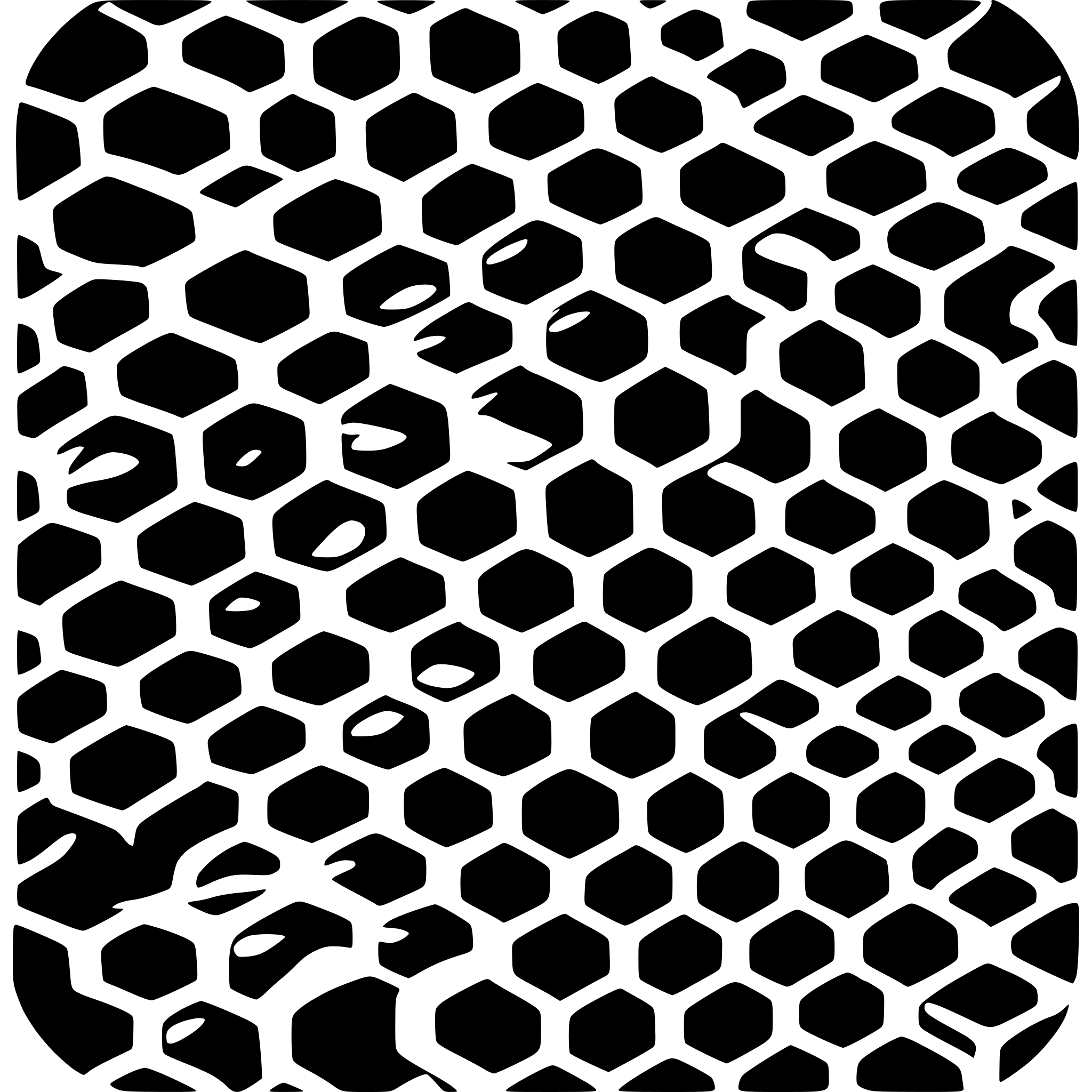AI-generated SVG of a honey comb