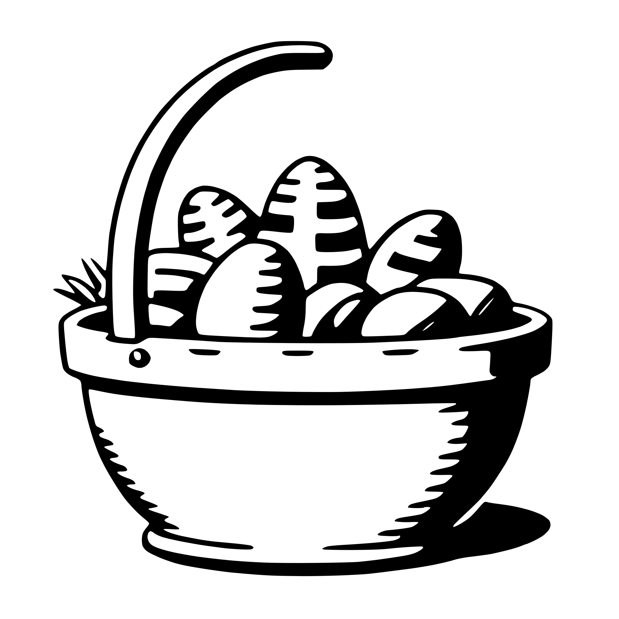 AI-generated SVG of a easter basket