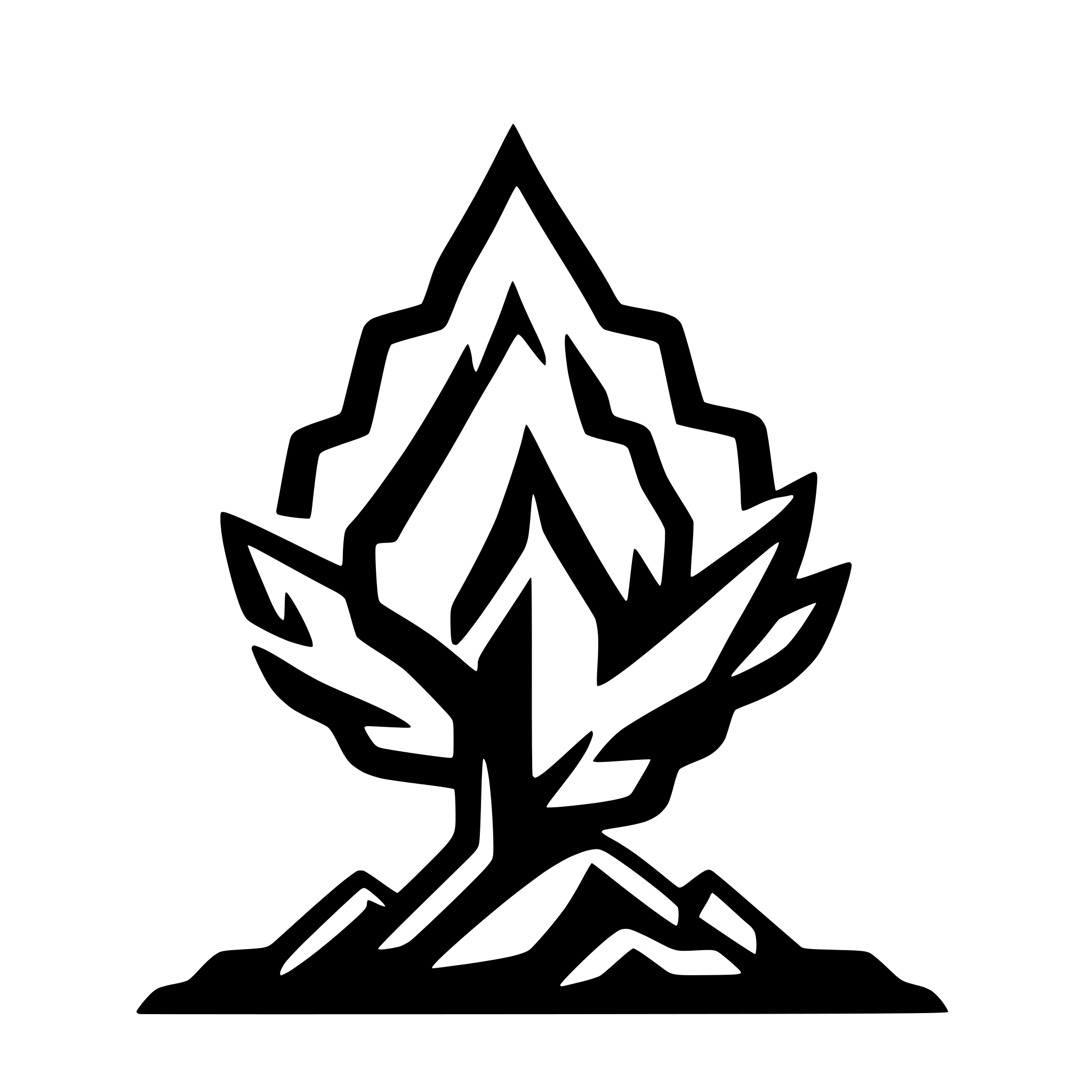 AI-generated SVG of 'sun rising between mountains and the rays are shining as fire flames'